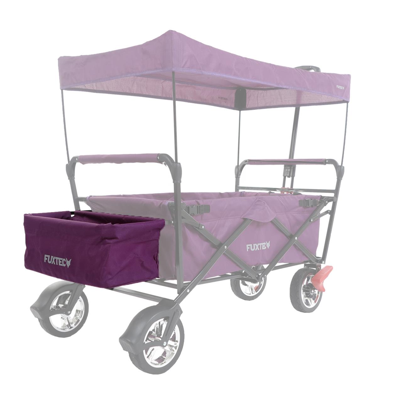 FUXTEC - Sac arrière pourpre chariot City Cruiser