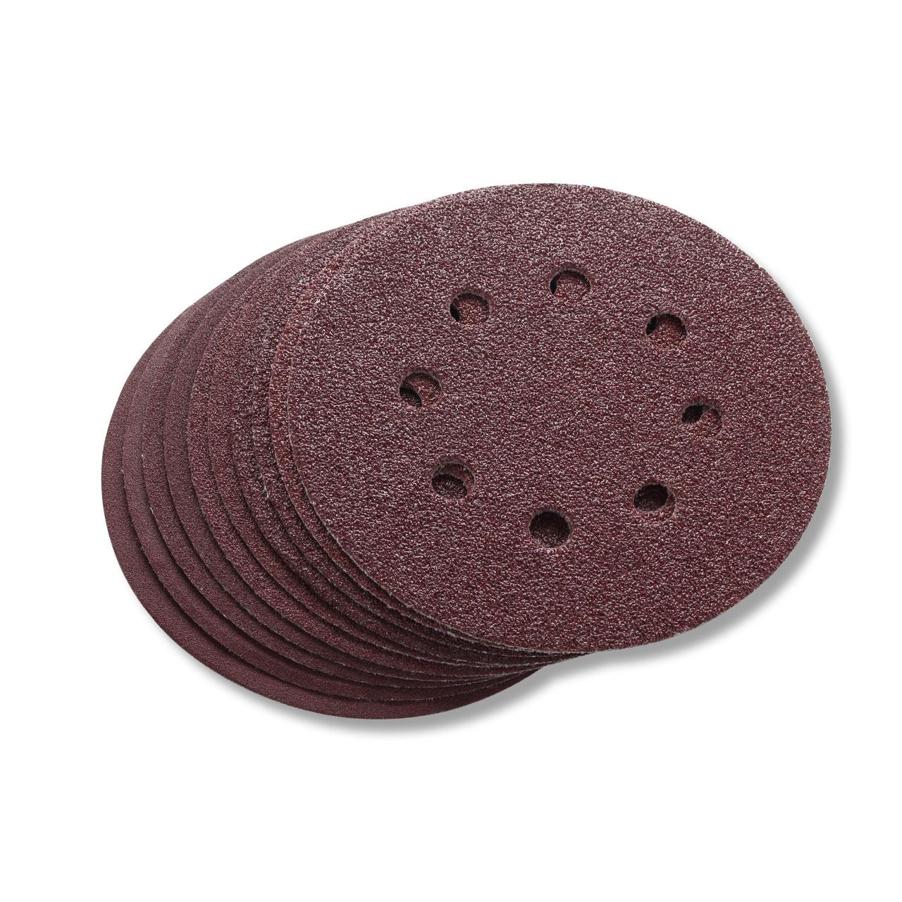 FUXTEC - Lot de 10 disques abrasifs 5 grains différents ponceuse vibrante pour FX-E1RS20