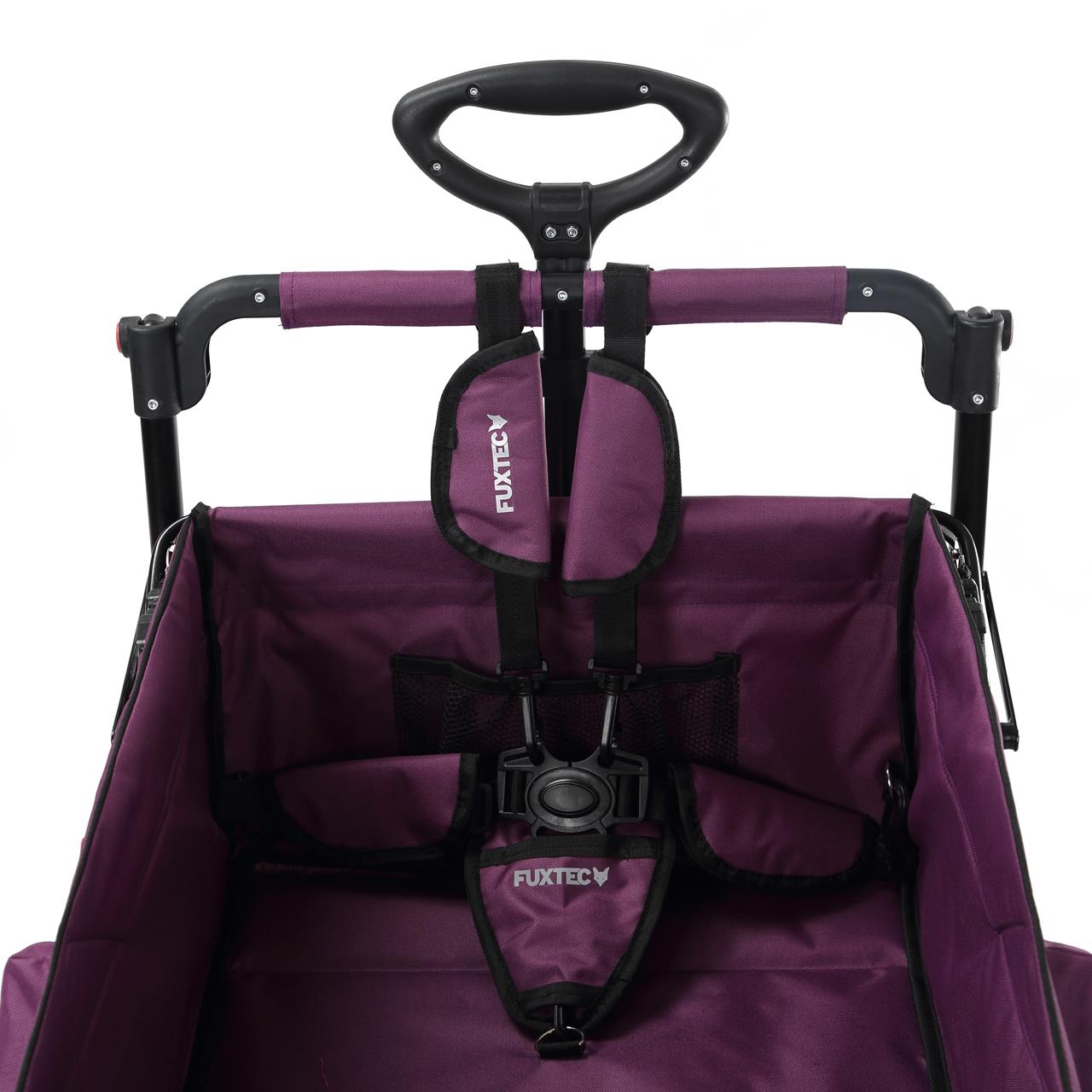FUXTEC - Ceinture de sécurité 5 points pourpre chariot Premium Cruiser