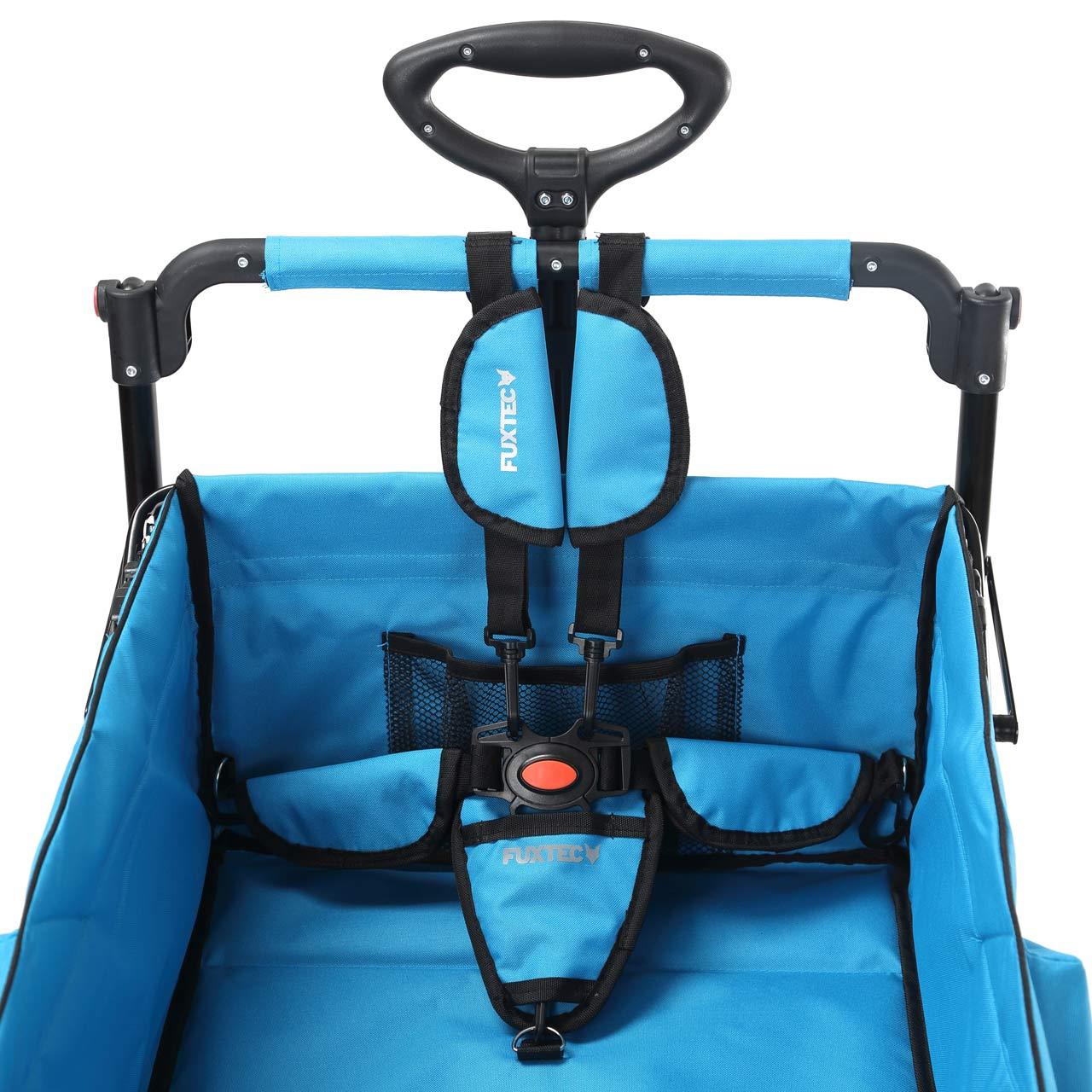 FUXTEC - Ceinture de sécurité 5 points bleu pour chariot CT850