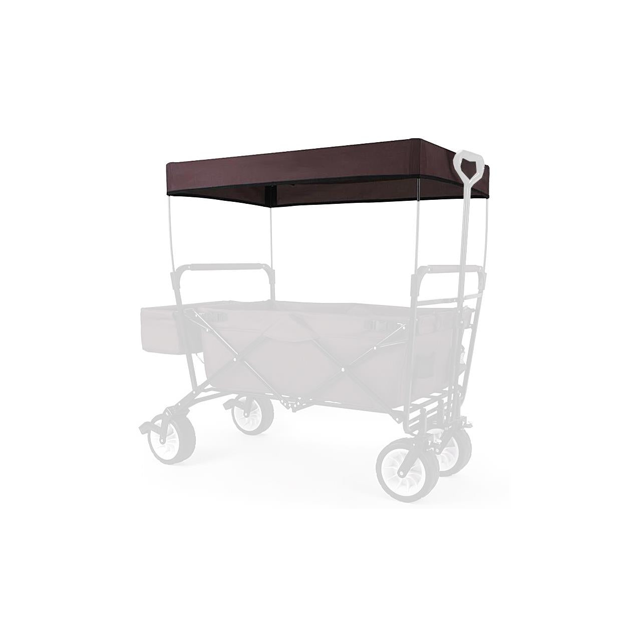Toit de protection solaire chariot marron Wild et City Cruiser