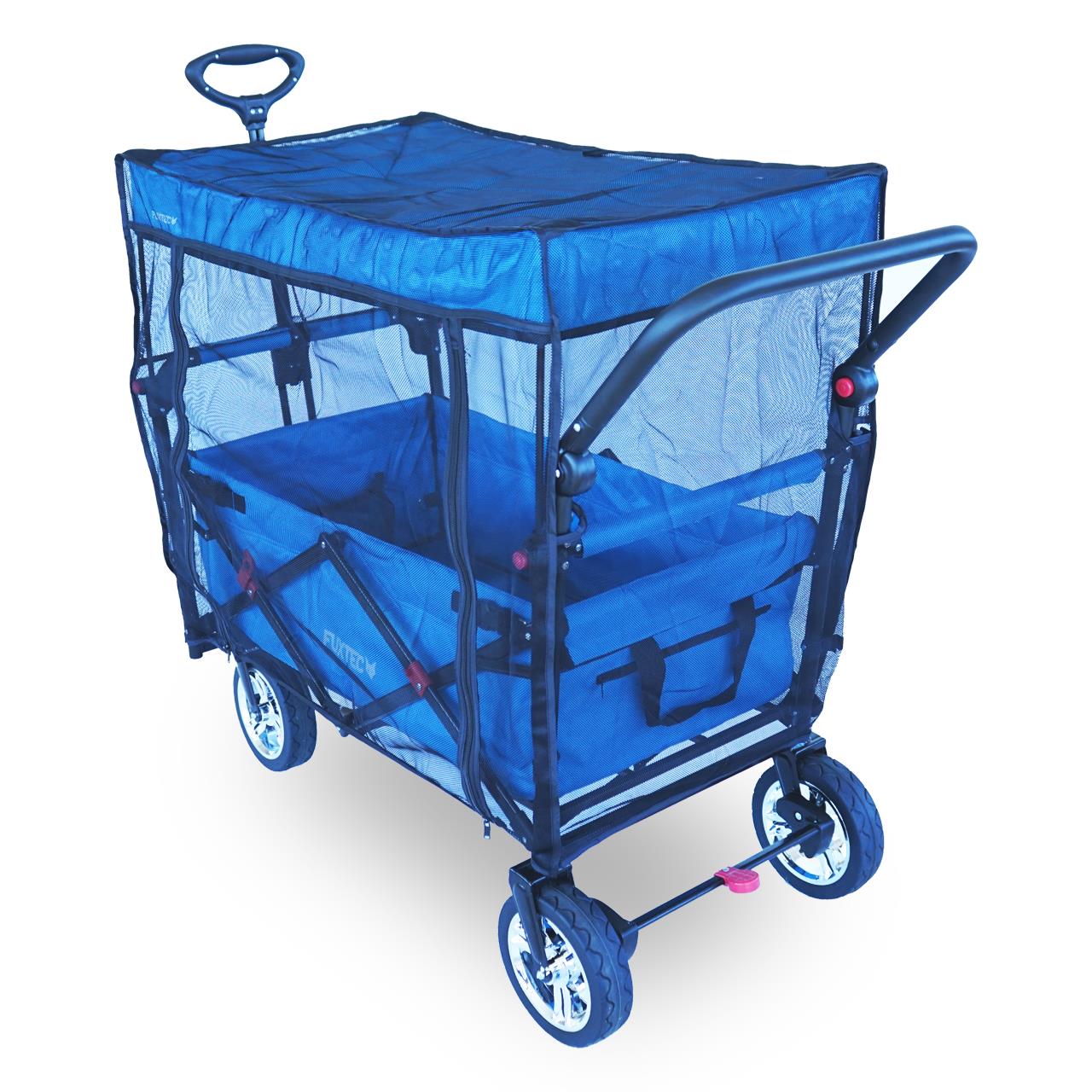 FUXTEC - Protection solaire / moustiquaire - chariot de transport Easy Cruiser