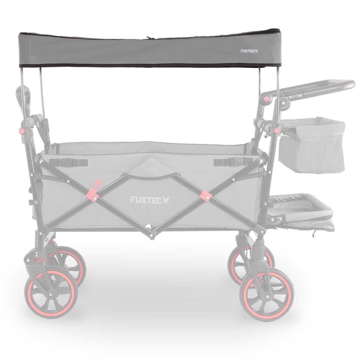 FUXTEC - Toit protection solaire gris chariot premium cruiser