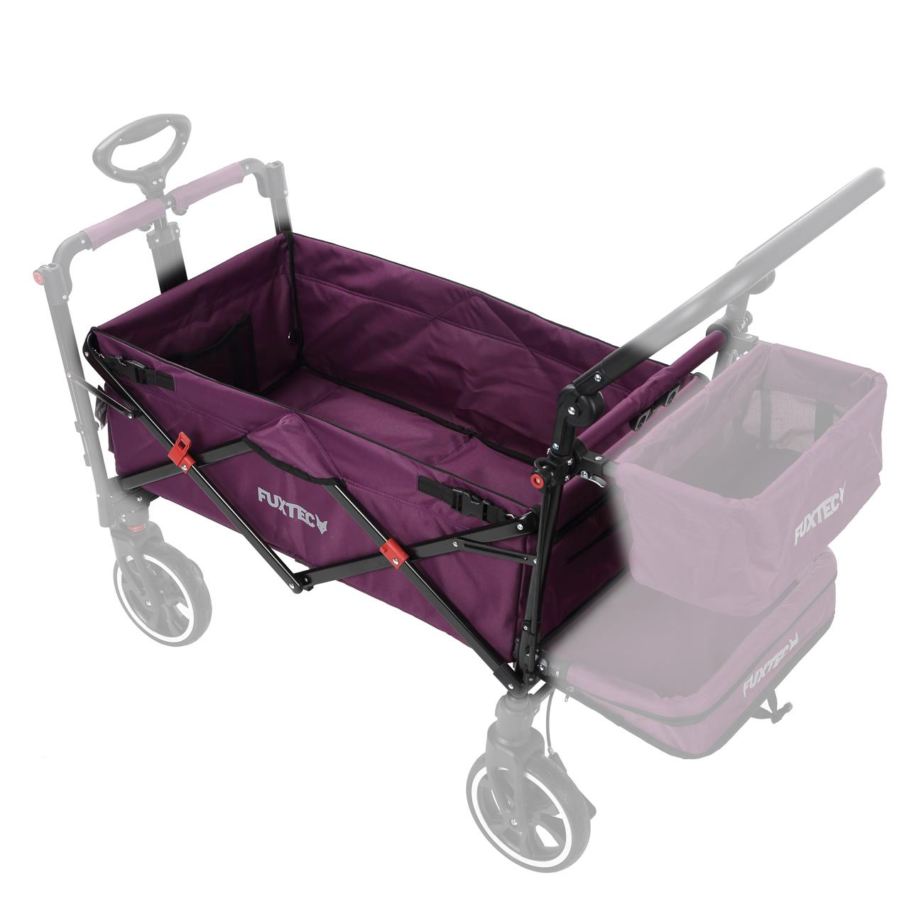 FUXTEC - Tissu habitacle pourpre chariot premium cruiser