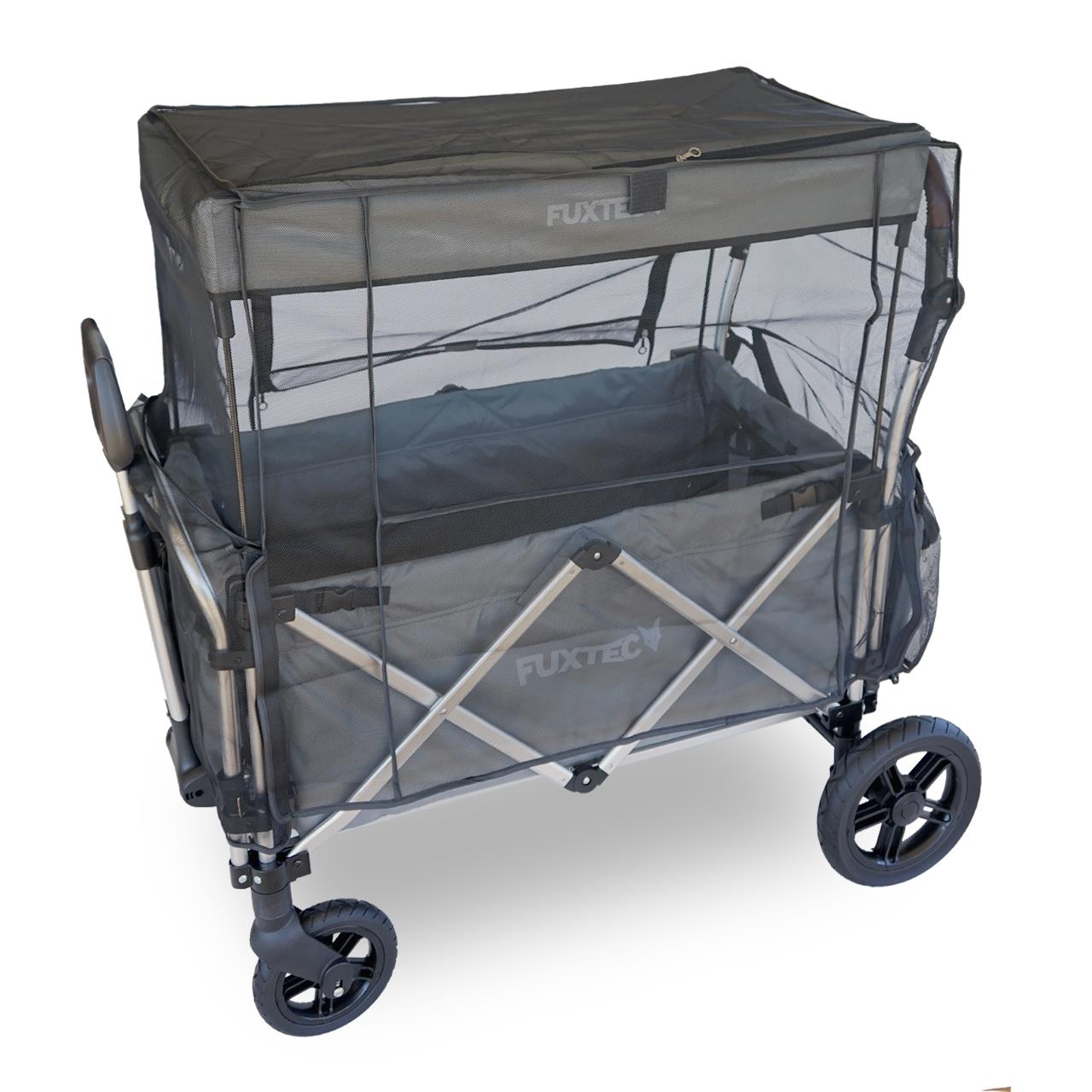 FUXTEC - Protection solaire - moustiquaire chariot de transport Super Cruiser