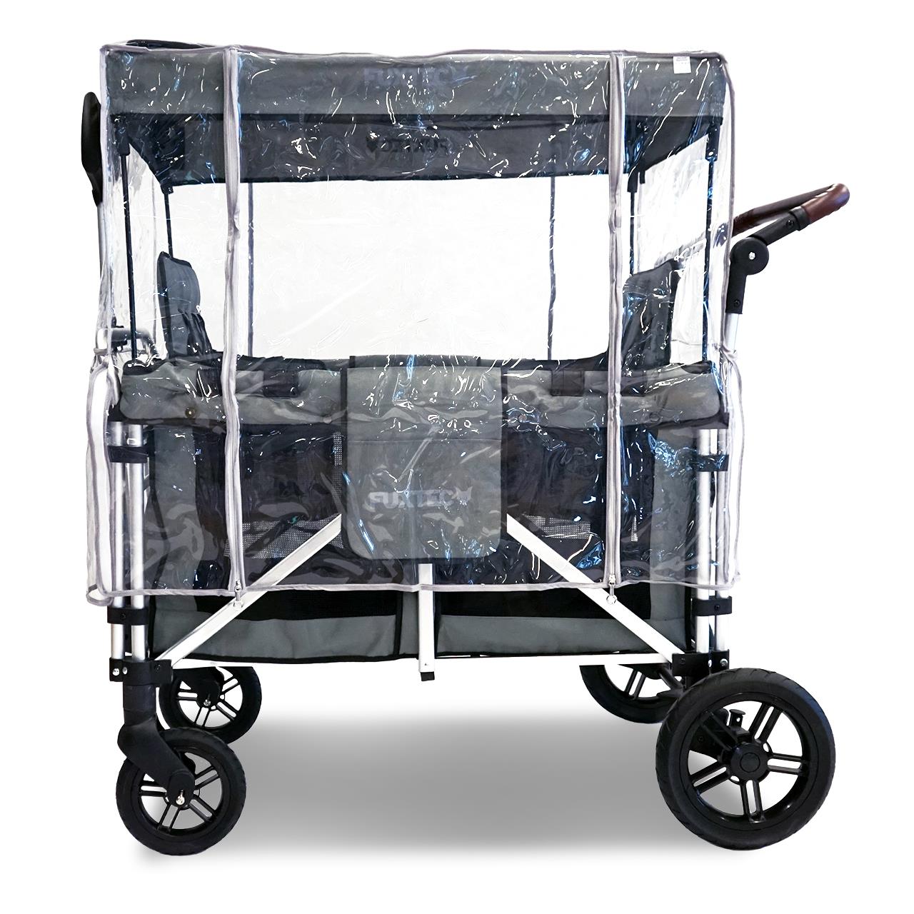 FUXTEC - Protection pluie chariot de transport pliable - Family Cruiser