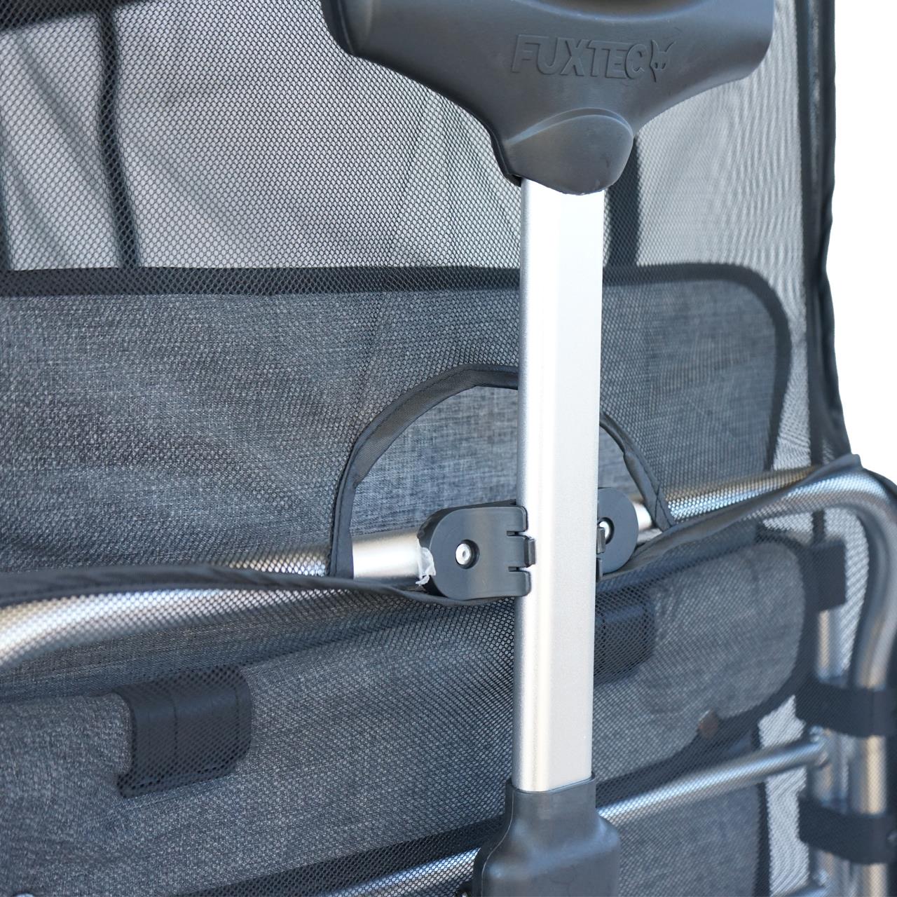 FUXTEC - Protection solaire / moustiquaire - chariot de transport Family Cruiser