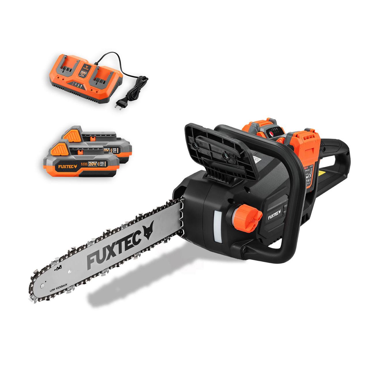 Tronçonneuse batterie sans fil 2x20V FUXTEC FX-E2KSSET