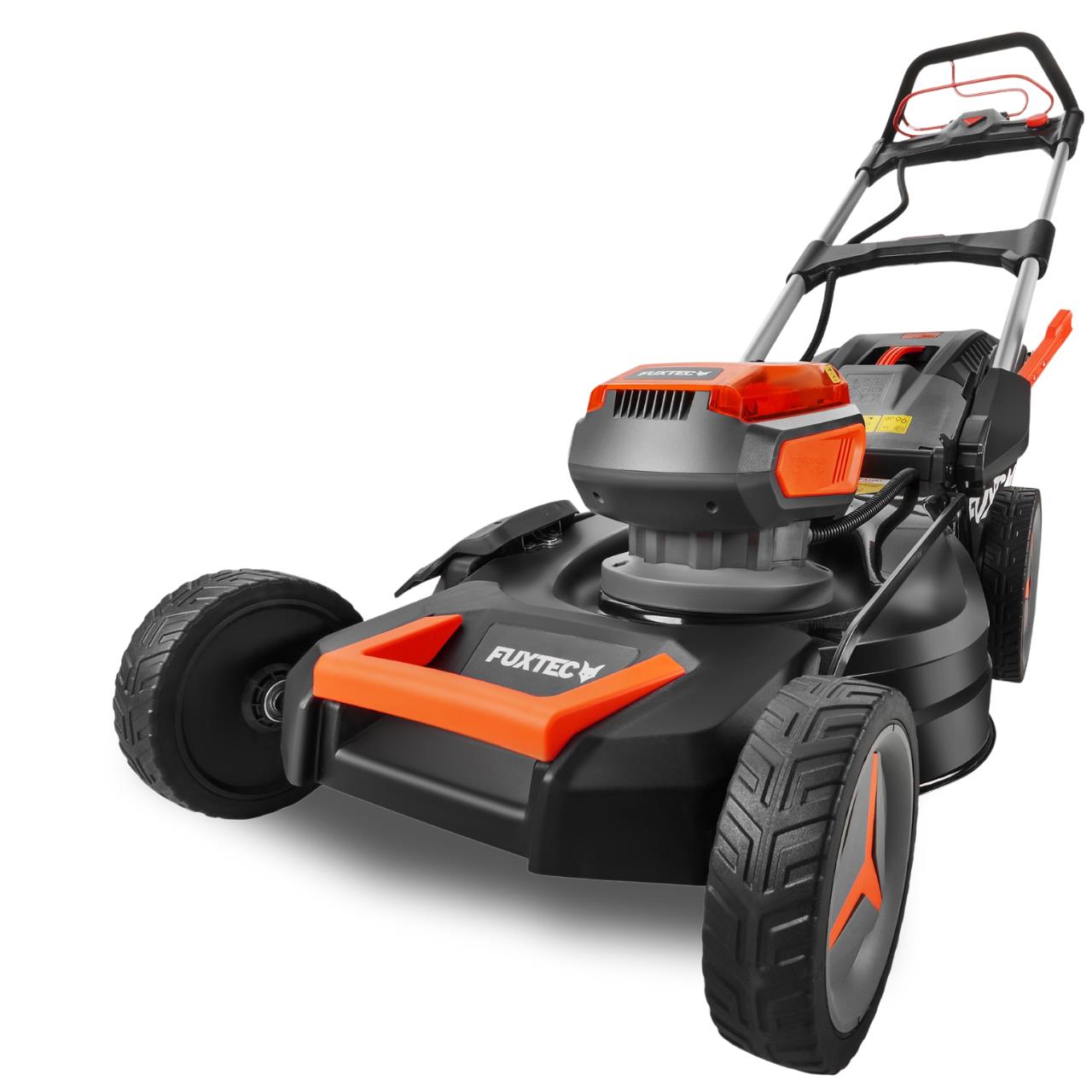 Tondeuse à gazon à batterie 40V FUXTEC FX-E2RM51 - Set avec 2 batteries 4Ah et double chargeur 2,4A