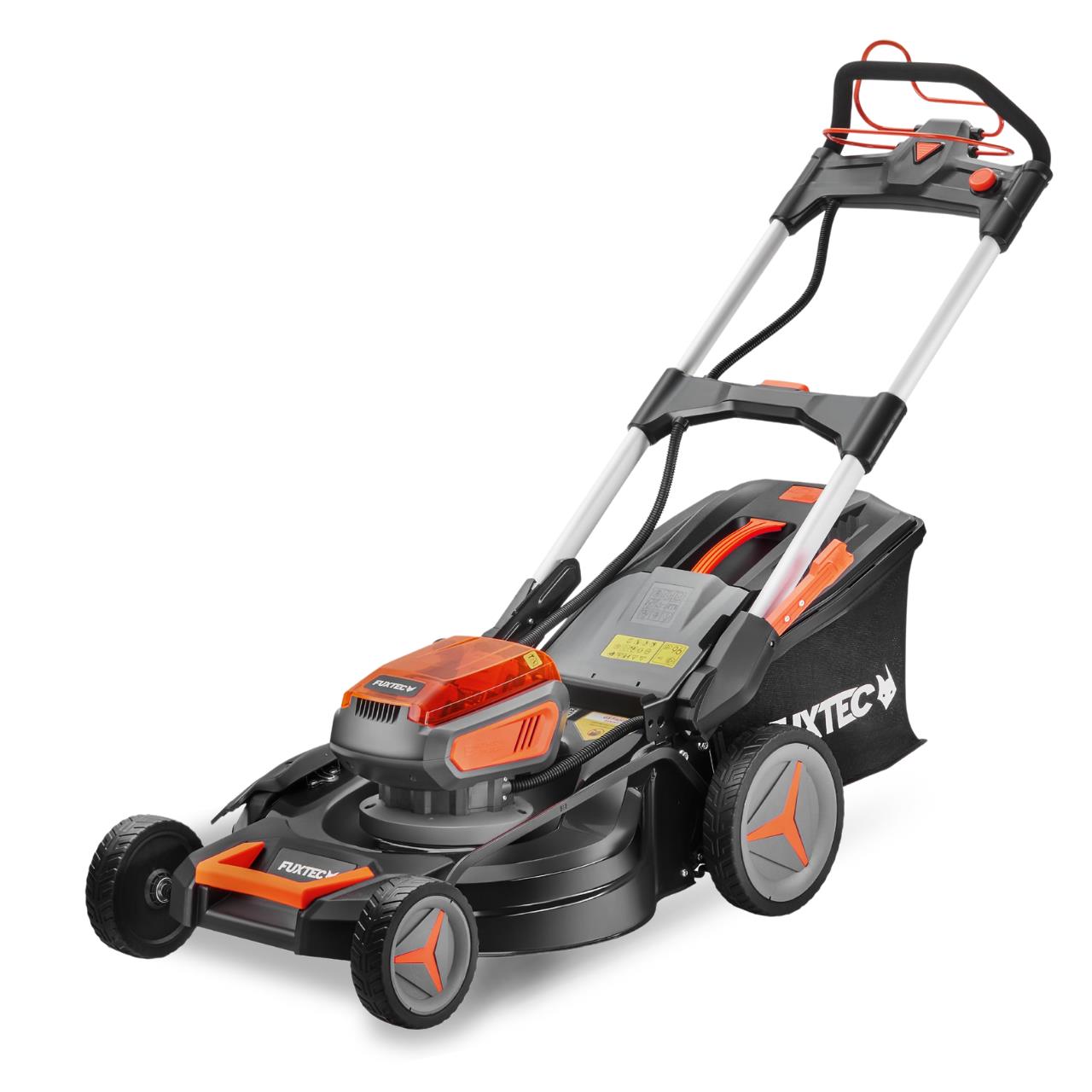 Tondeuse à gazon à batterie 40V FUXTEC FX-E2RM51 - Set avec 2 batteries 4Ah et double chargeur 2,4A