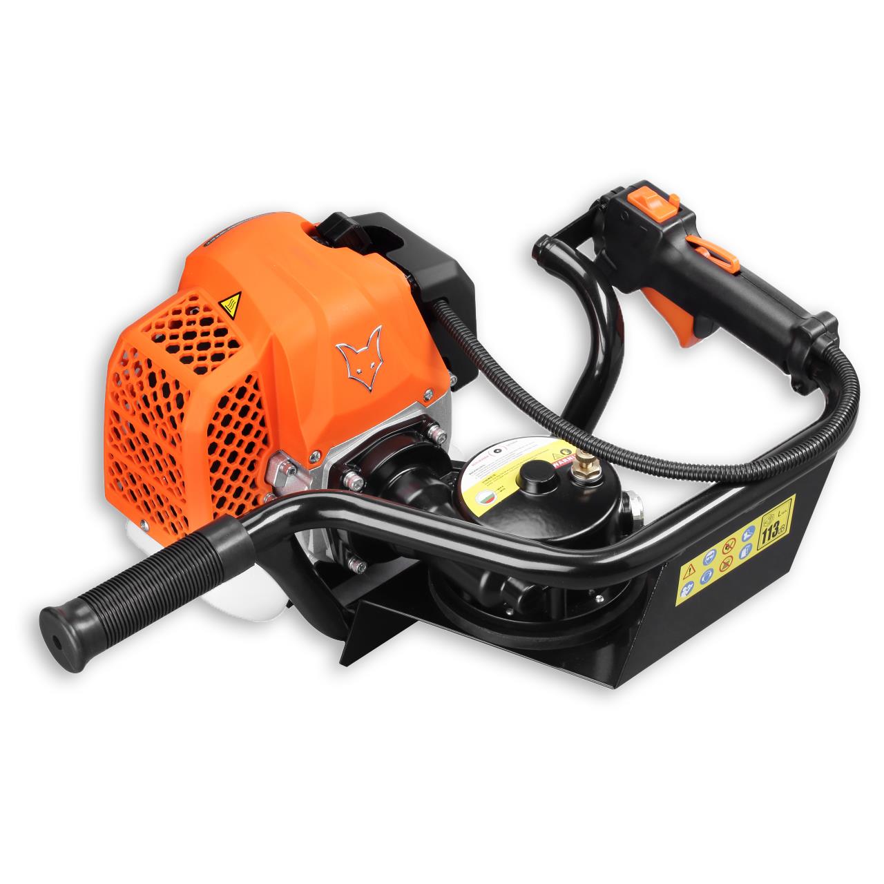 Tarière thermique FUXTEC FX-EB162 avec mèches de 100, 150 et 200 mm