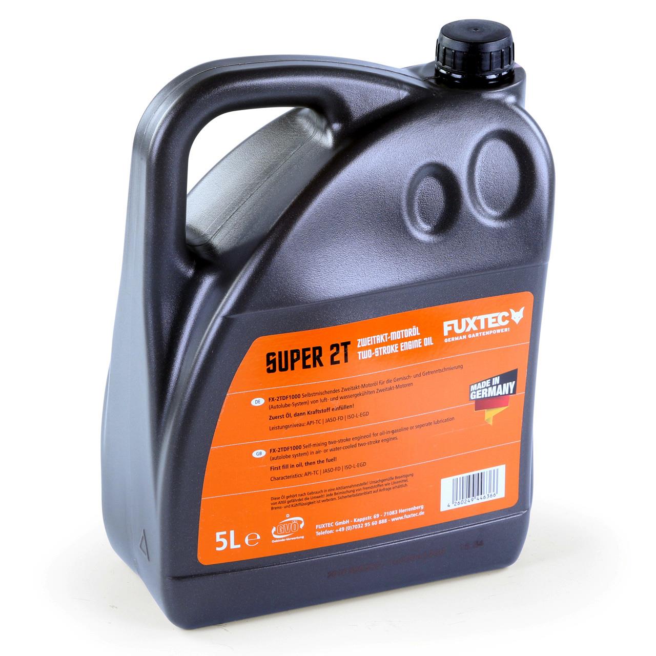 FUXTEC huile 2 temps 5 litres