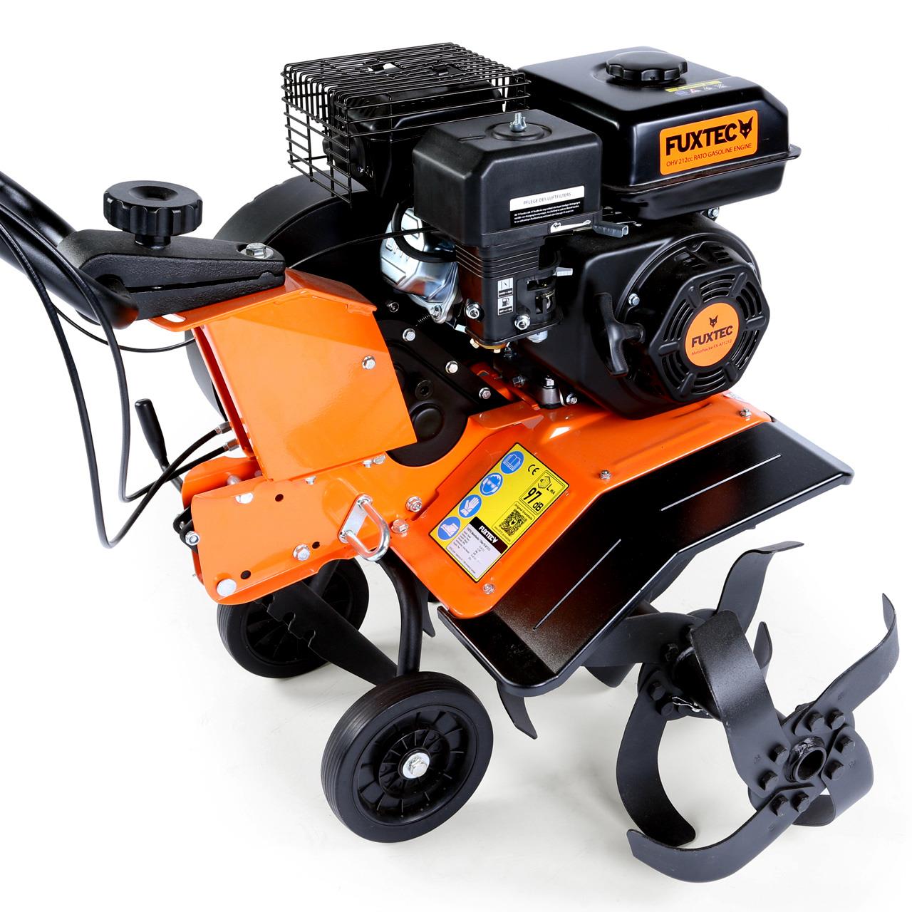 Motobineuse motoculteur thermique FUXTEC FX-AF1212 avec largeur de travail 85cm