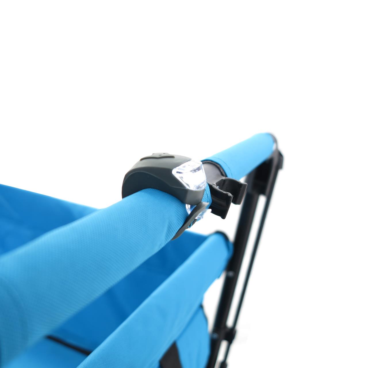 FUXTEC - Set de feu / phare LED chariot de transport pliable