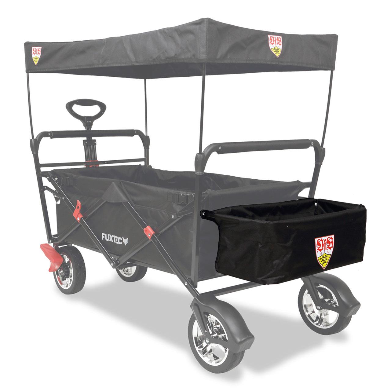 Housse en tissu Sacoche arrière Noir VfB-Edition pour Bollerwagen CT-350/CT500