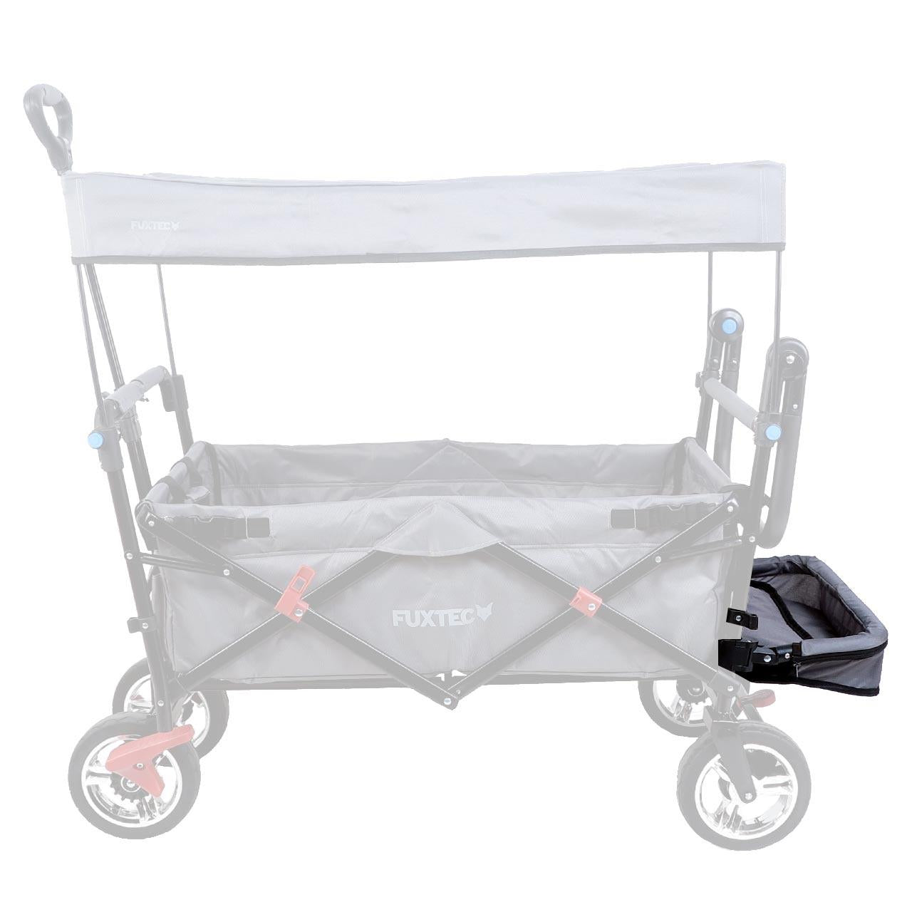 FUXTEC - Extension habitacle chariot de transport pliable Smart Cruiser gris