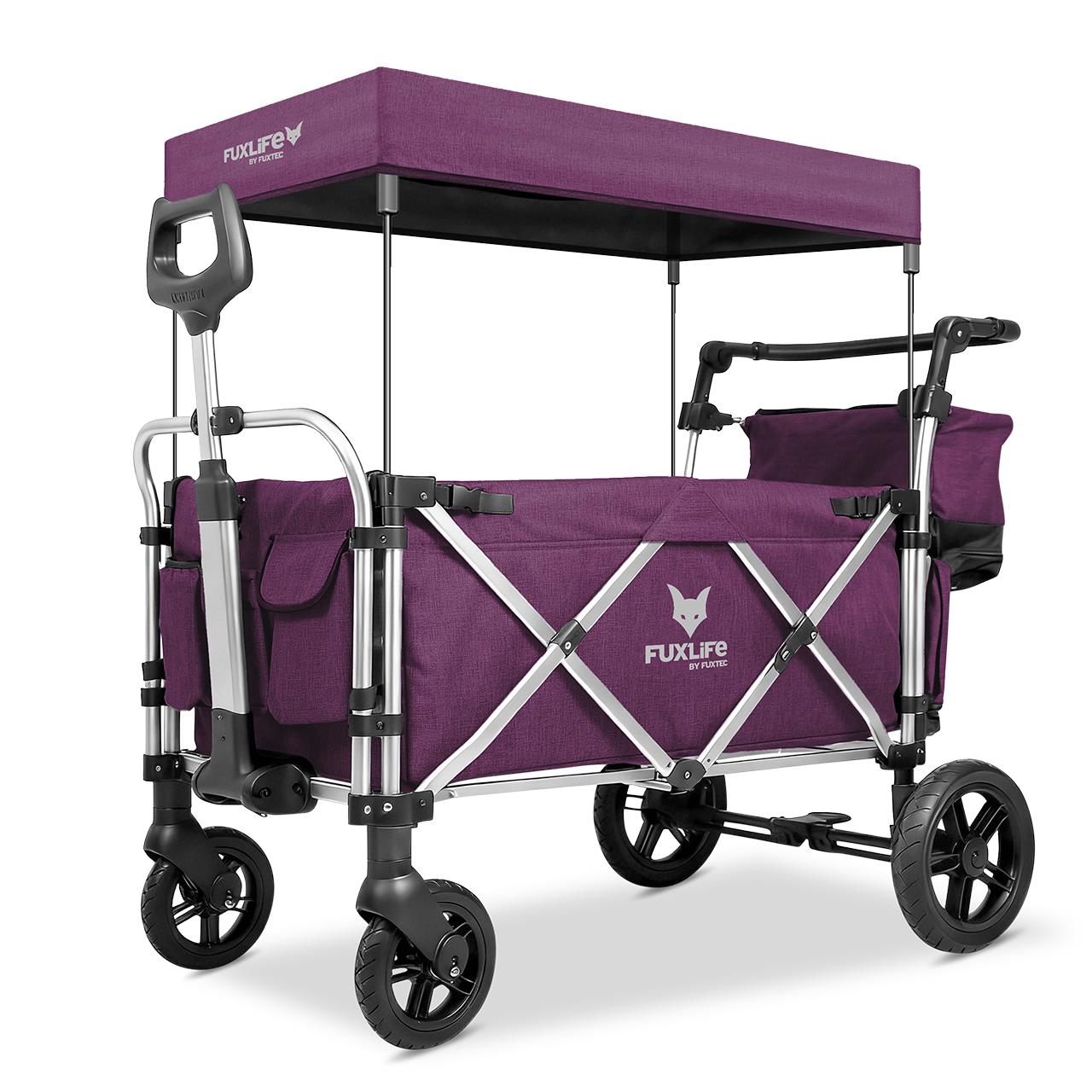 FUXLIFE FX-CTL950 Chariot Pliable Premium Enfants – Toit Solaire & Suspensions