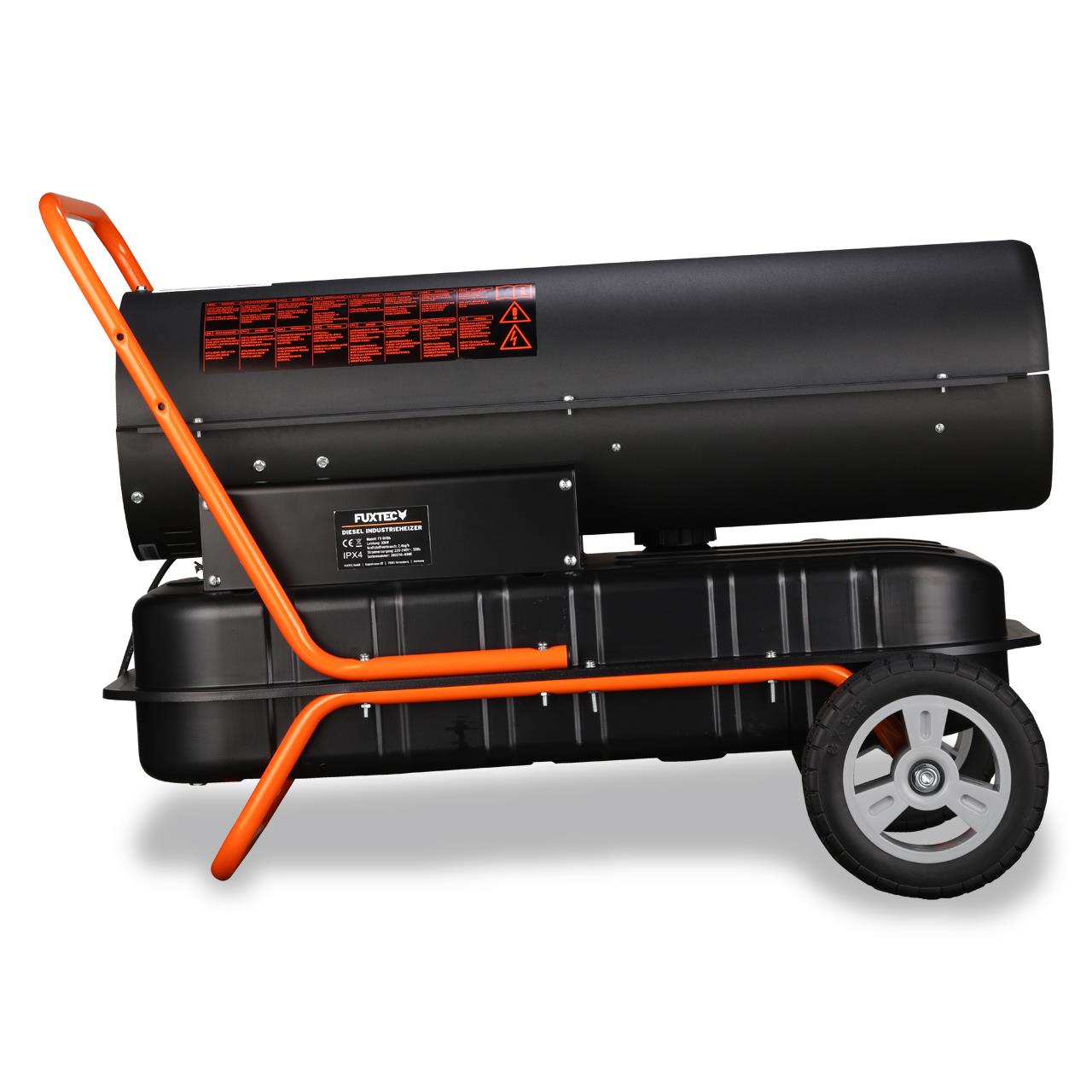 Canon à air chaud au fioul FUXTEC - FX-DH116 30 kW de puissance calorifique