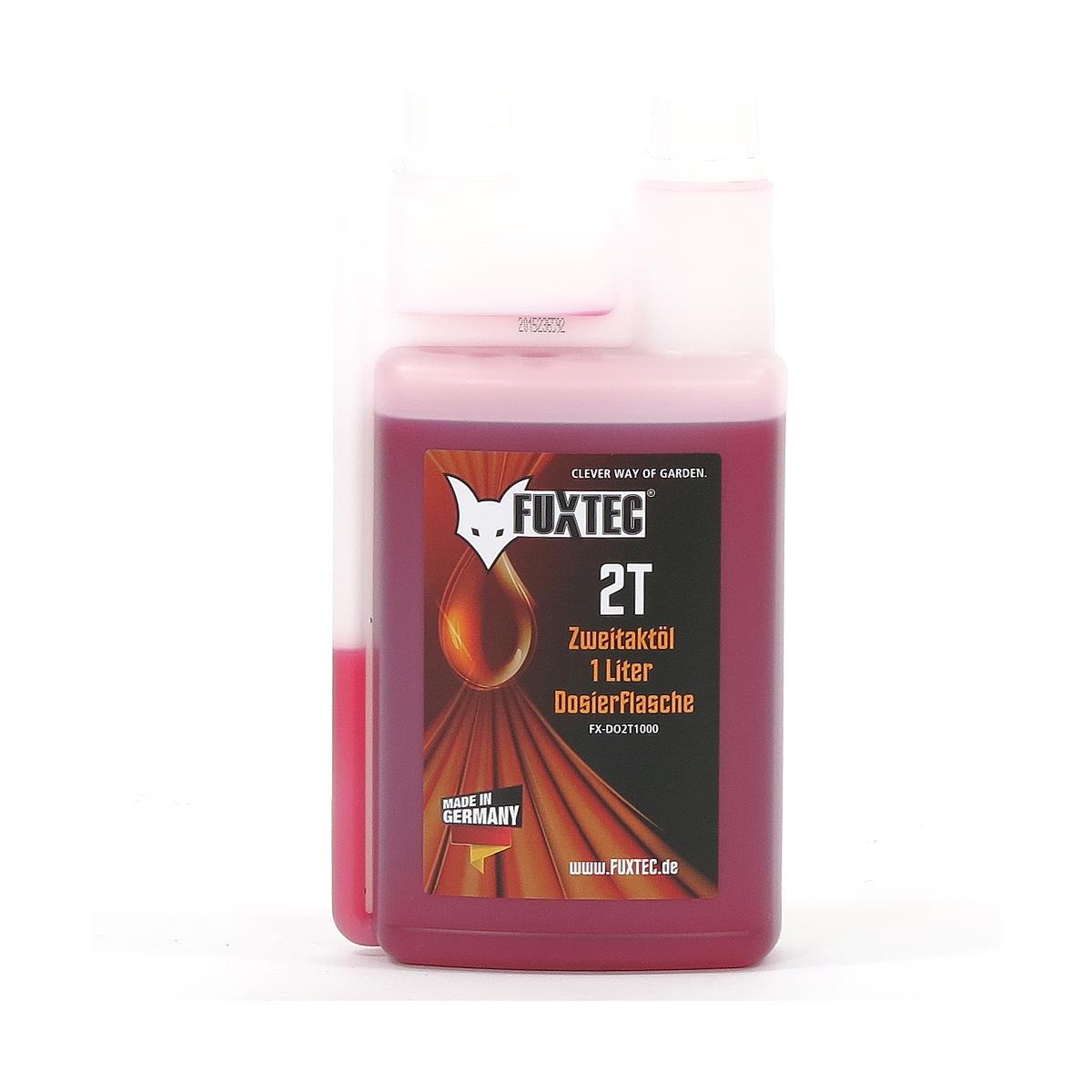 FUXTEC Huile 2 temps 1 litre en flacon doseur