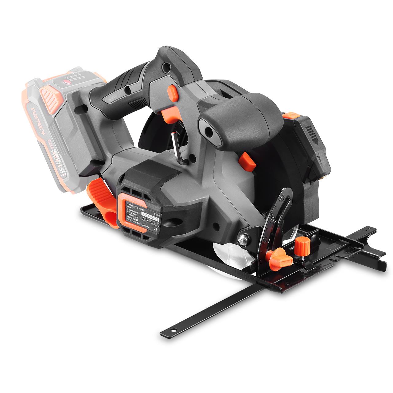 Scie circulaire portative batterie FUXTEC 20V FX-E1CS20 sans batterie ni chargeur