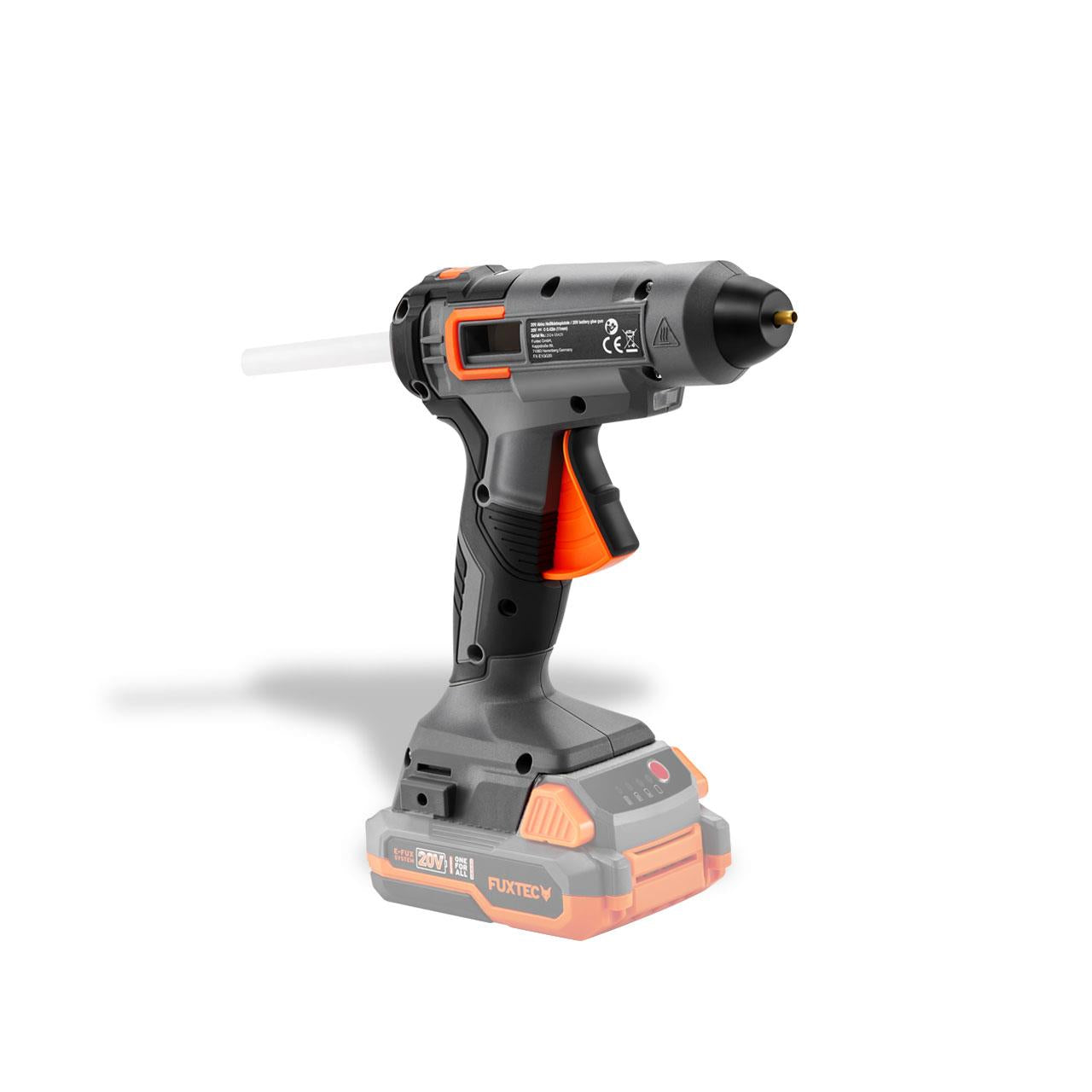 Pistolet à colle chaude FUXTEC batterie 20V FX-E1GG20 sans batterie, sans chargeur