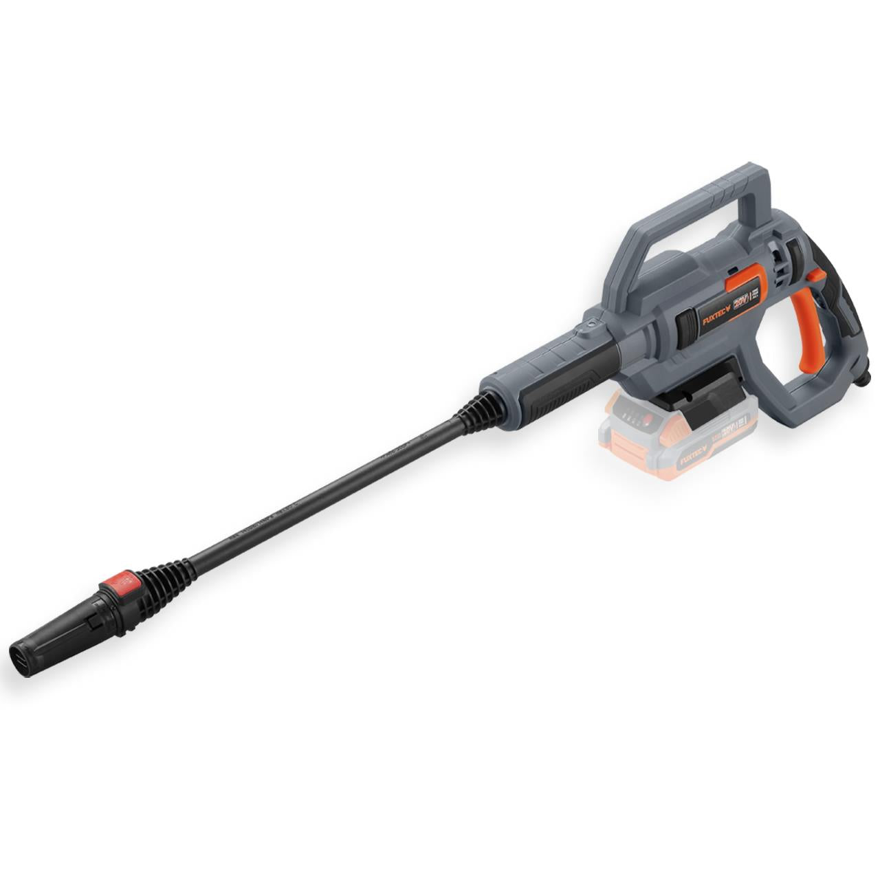 Nettoyeur haute pression portable à batterie 20V FUXTEC FX-E1HDR20 - sans batterie ni chargeur