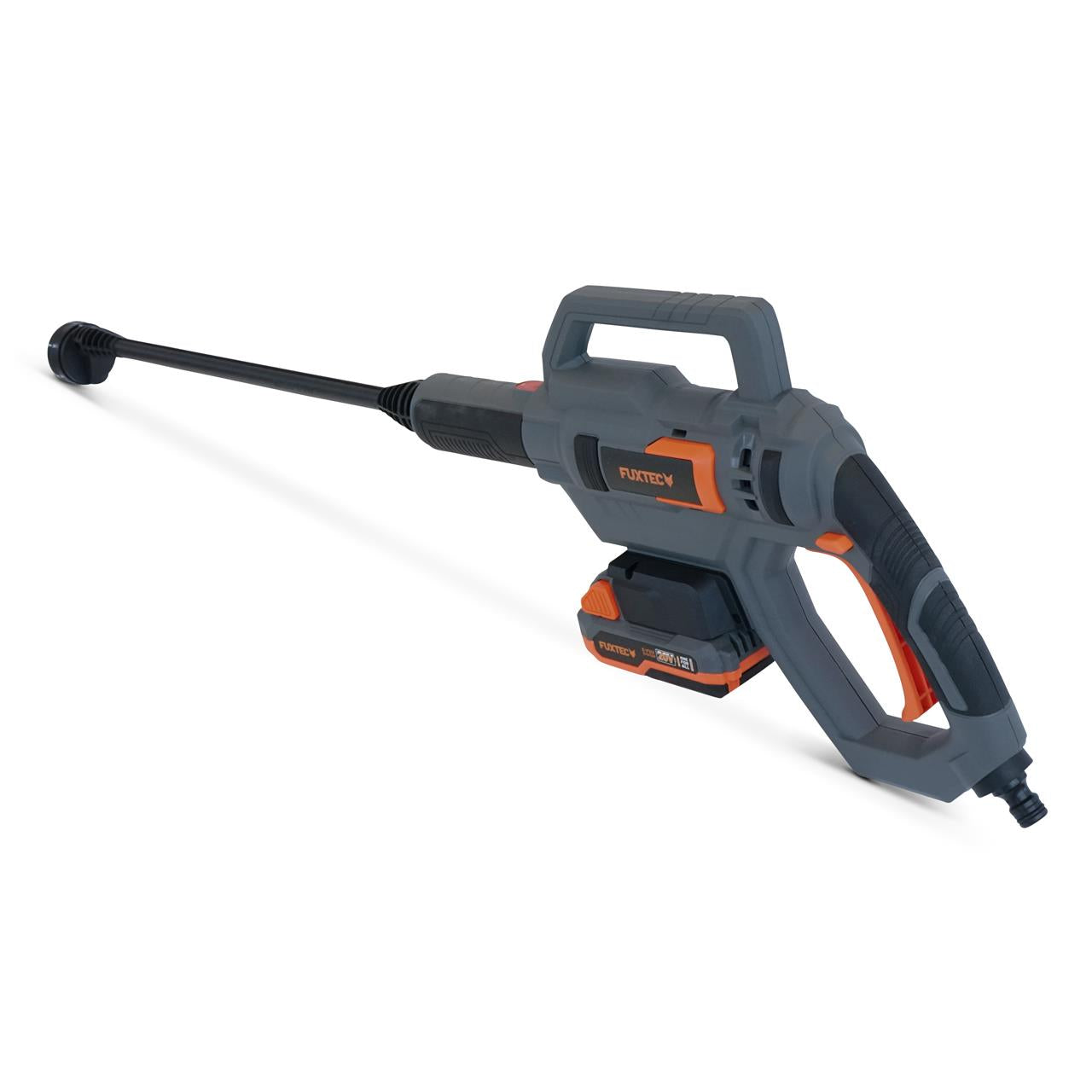 Nettoyeur haute pression portable à batterie 20V FUXTEC FX-E1HDR20 - Set avec batterie 2Ah et chargeur 1A