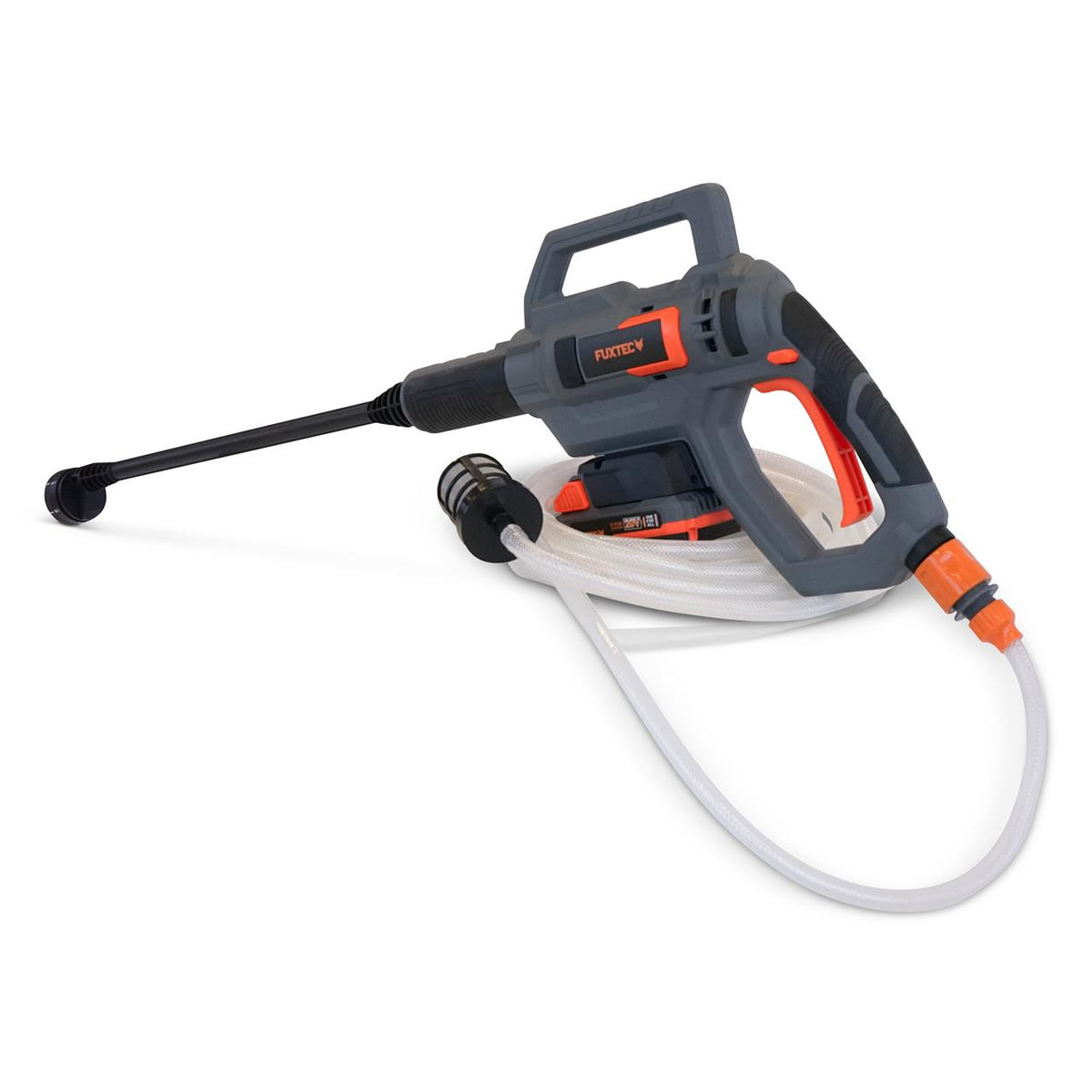 Bild 1 FUXTEC 20V Akku Hochdruckreiniger FX-E1HDR20 SET mit 1 x Akku 2Ah, 1 x Ladegerät 1A