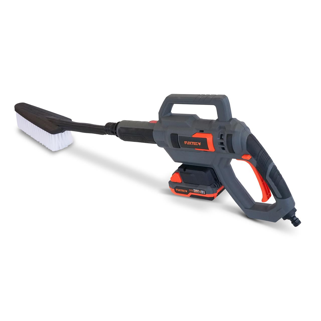 FUXTEC 20V cordless high pressure cleaner FX-E1HDR20 SET with 1 x battery 2Ah, 1 x charger 1A