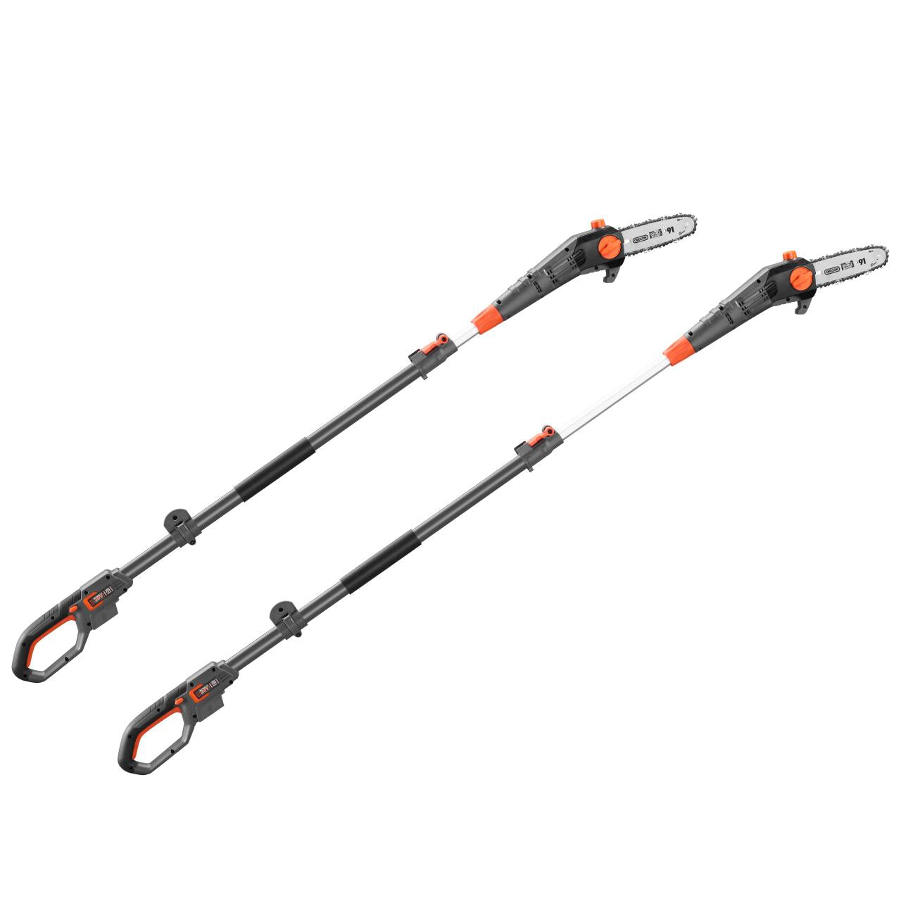 Élagueuse sur perche télescopique à batterie 20V FUXTEC FX-E1HE20 - avec batterie et chargeur