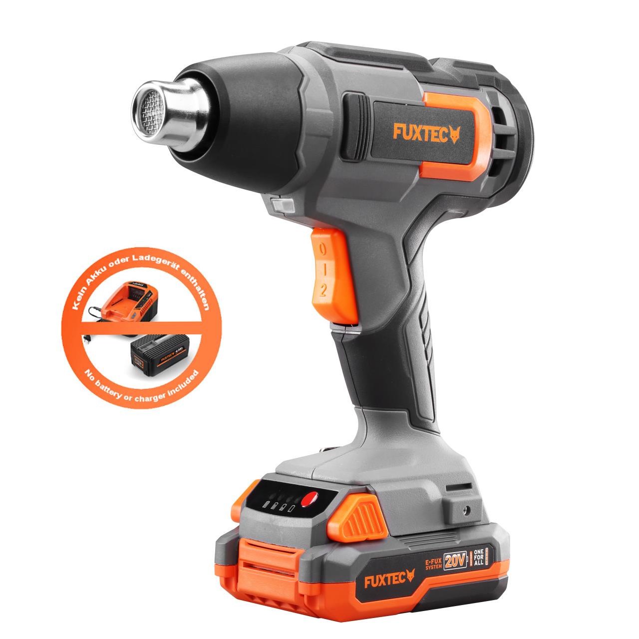 Décapeur thermique sans fil 20V FUXTEC FX-E1HLP20 - sans batterie ni chargeur