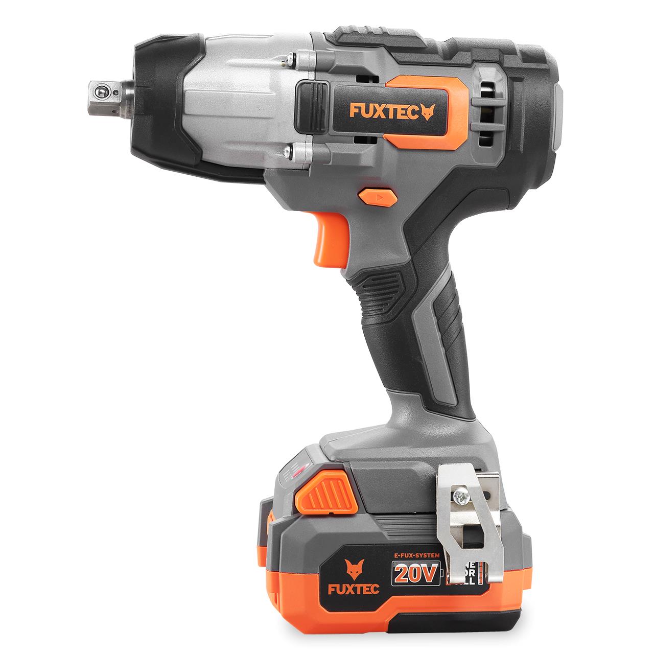 Boulonneuse à choc sans fil FUXTEC 20V FX-E1IW20 SET avec 1 x batterie 4Ah, 1 x chargeur 1A