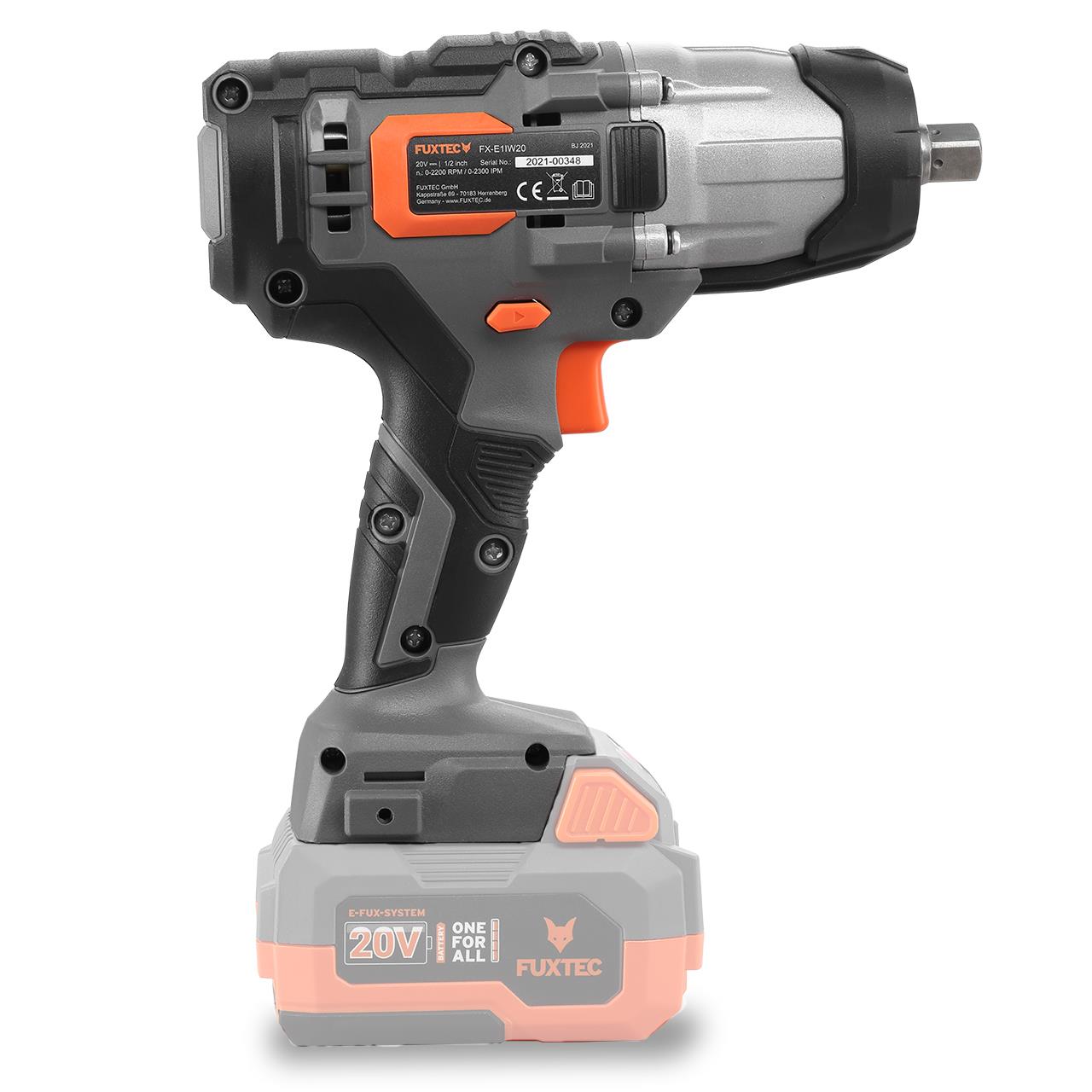 Boulonneuse à choc sans fil 20V FUXTEC FX-E1IW20 sans batterie, sans chargeur
