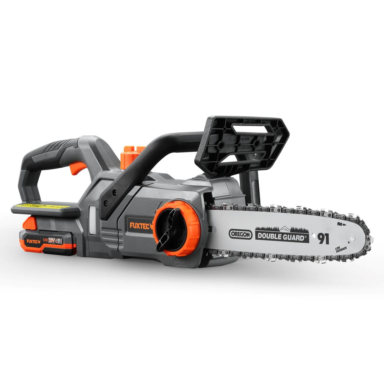 Tronçonneuse à batterie 20V FUXTEC FX-E1KS20 - Set avec batterie 2Ah et chargeur 1A
