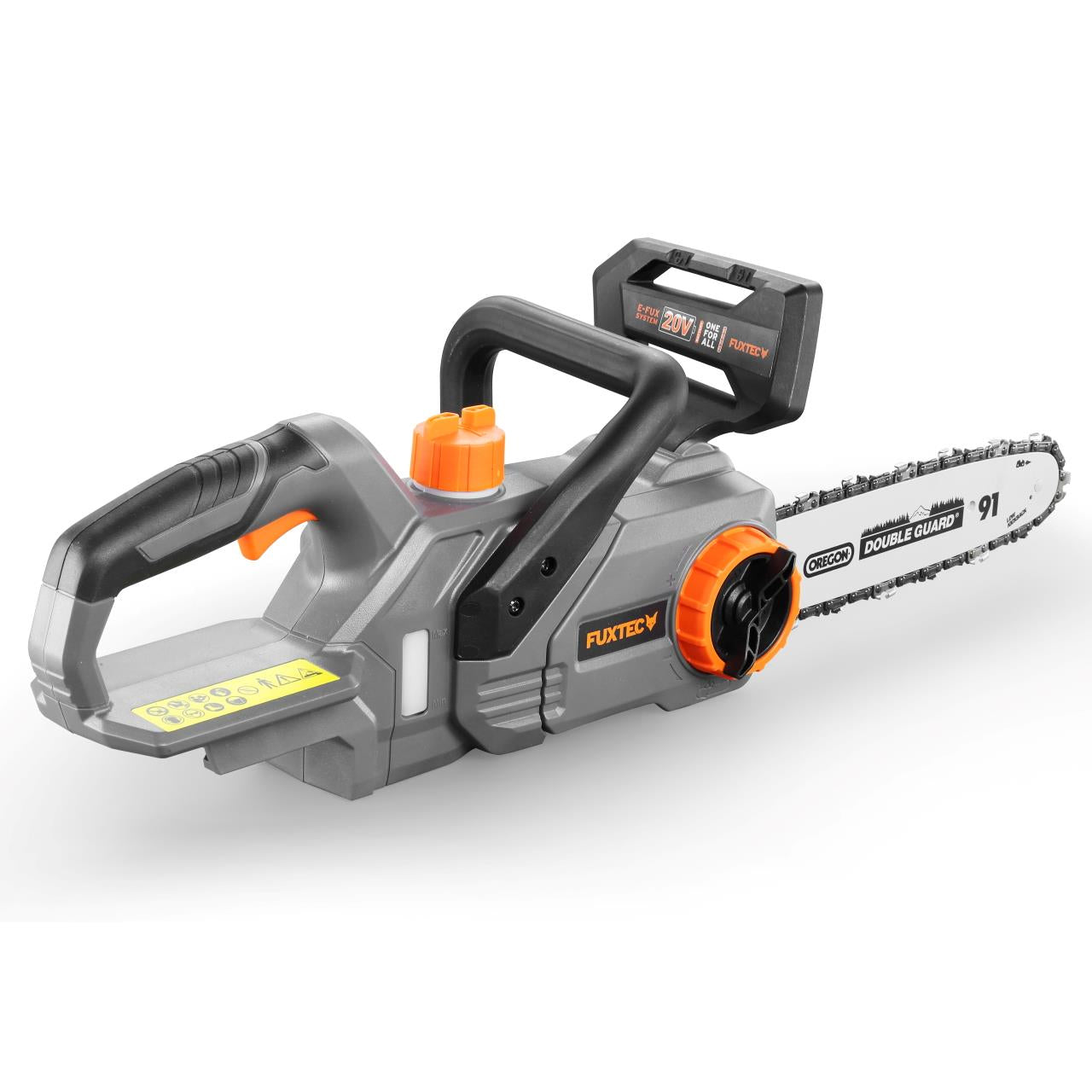 Tronçonneuse à batterie 20V FUXTEC FX-E1KS20 - Set avec batterie 2Ah et chargeur 1A