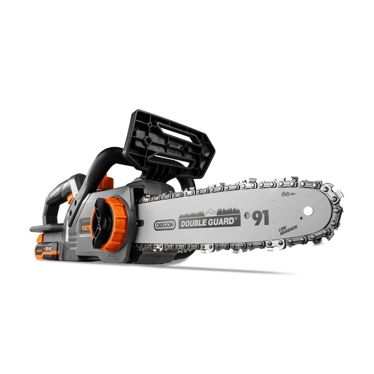 Tronçonneuse à batterie 20V FUXTEC FX-E1KS20 - Set avec batterie 2Ah et chargeur 1A