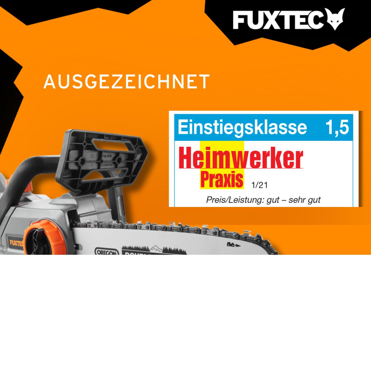 FUXTEC 20V Akku Kettensäge FX-E1KS20 ohne Akkupack, ohne Ladegerät