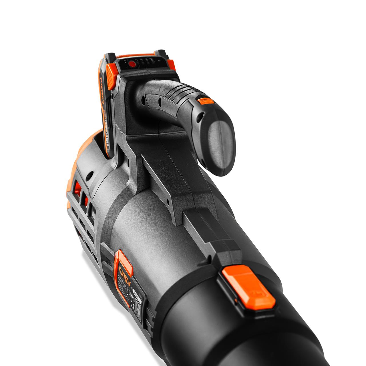 Souffleur de feuilles à batterie 20V FUXTEC FX-E1LB20 - set avec 1 batteries 4Ah et chargeur 2,4A