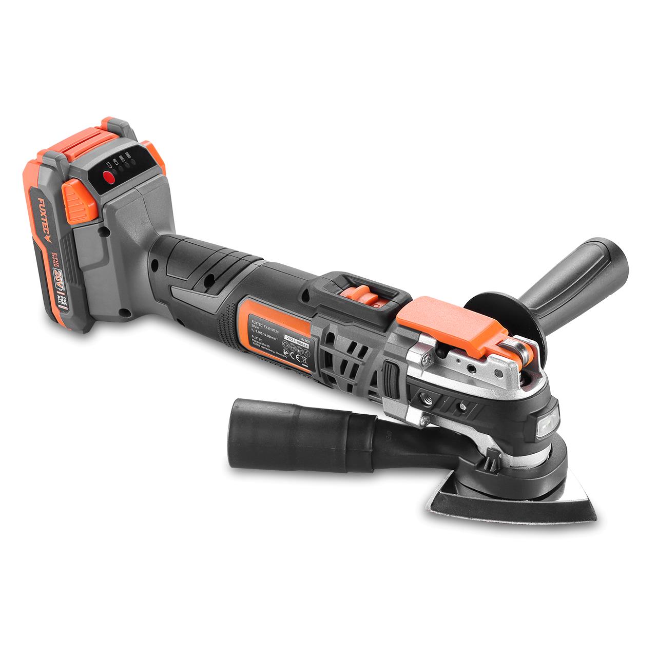 Outil multifonction batterie 20V FUXTEC FX-E1MT20 - set batterie 2Ah et chargeur 1A