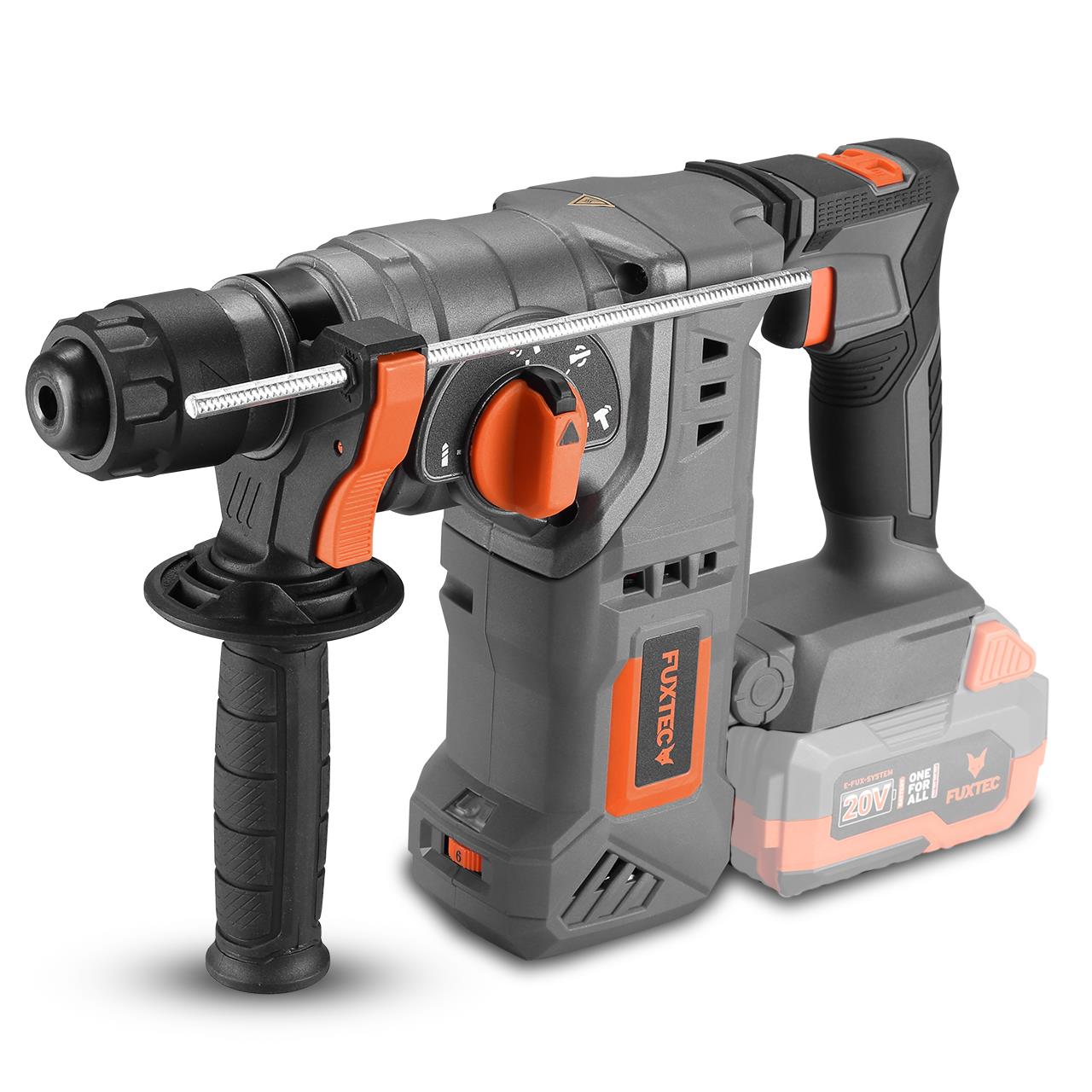 Marteau perforateur burineur sans fil 20V FUXTEC FX-E1RH20 - Sans batterie ni chargeur