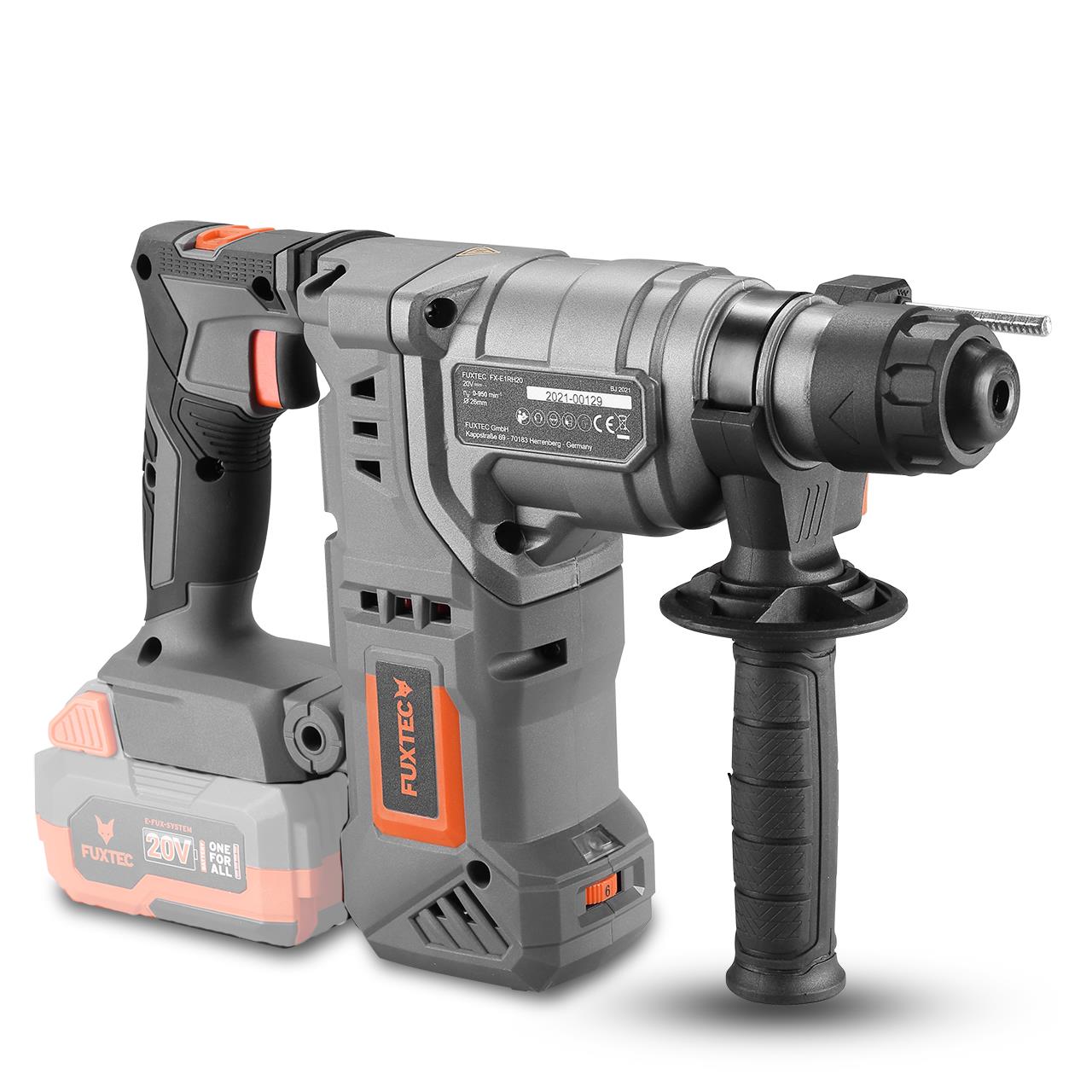 Marteau perforateur burineur sans fil 20V FUXTEC FX-E1RH20 - Sans batterie ni chargeur