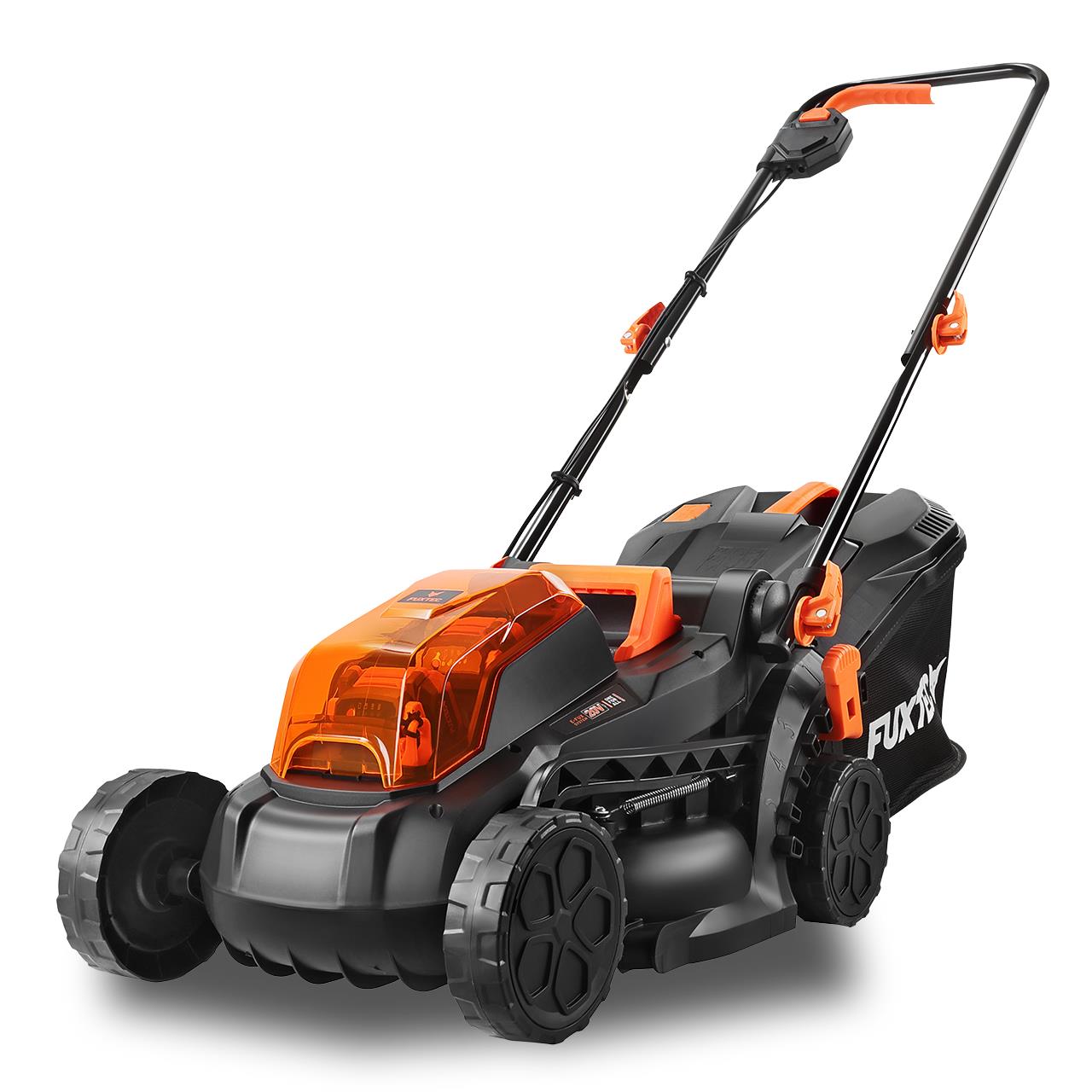 Tondeuse à gazon electrique à batterie 40V FUXTEC FX-E1RM20 - Set avec 2 batteries 2Ah et double chargeur 2,4A