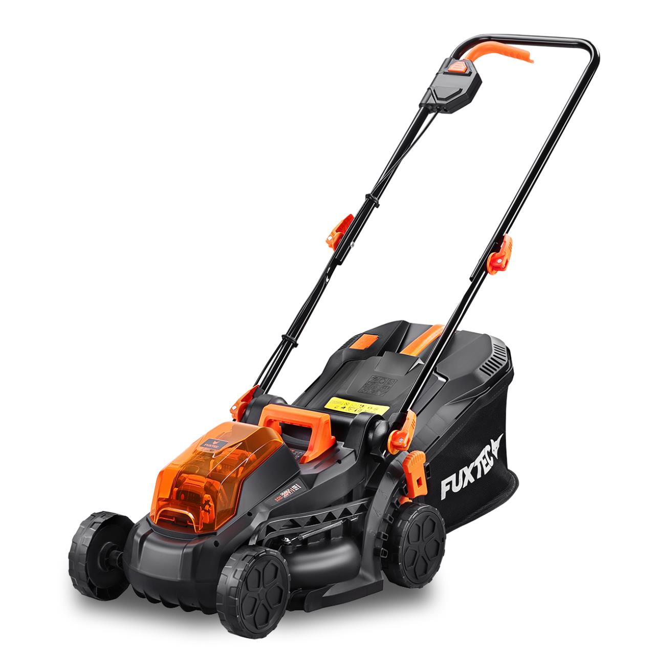 Tondeuse à gazon electrique à batterie 40V FUXTEC FX-E1RM20 - Set avec 2 batteries 2Ah et double chargeur 2,4A