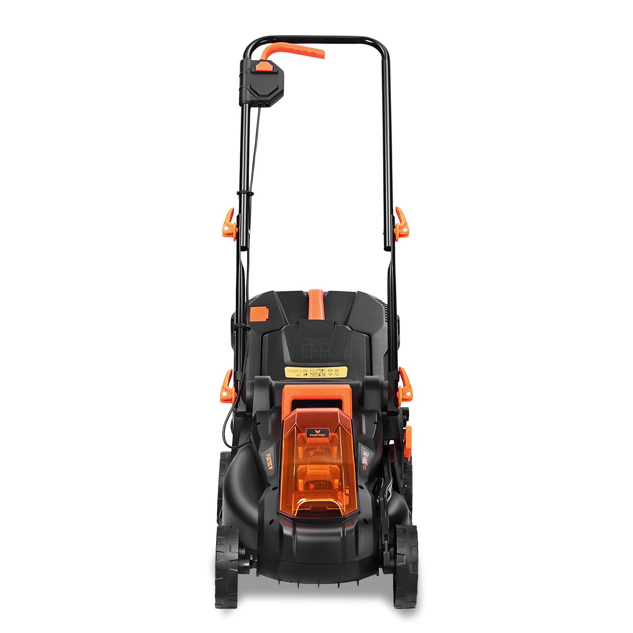 Tondeuse à gazon electrique à batterie 40V FUXTEC FX-E1RM20 - Set avec 2 batteries 2Ah et double chargeur 2,4A