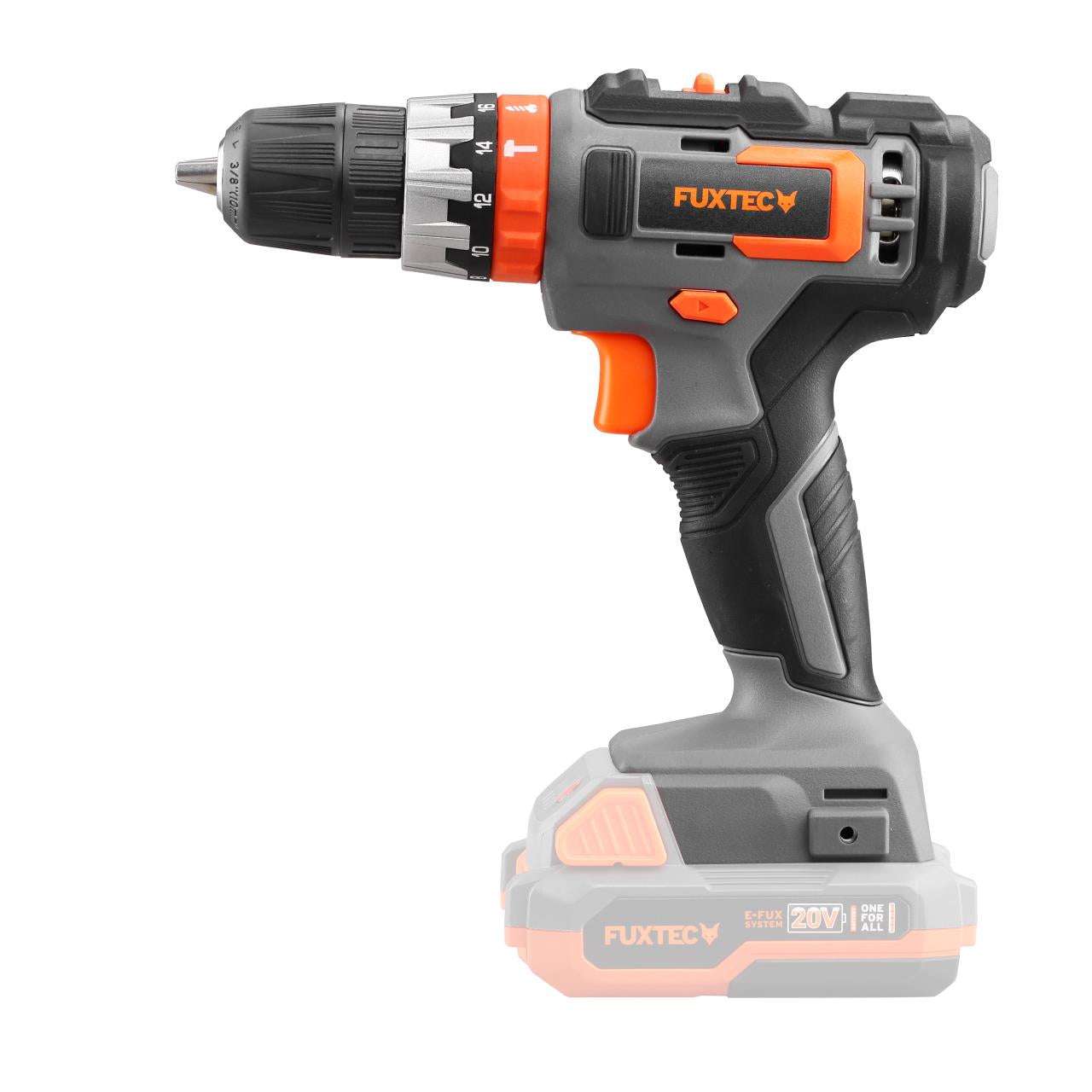 Perceuse-visseuse à percussion sans fil 20V FUXTEC FX-E1SBS20 - Set avec 2 batteries 2Ah et chargeur 1A