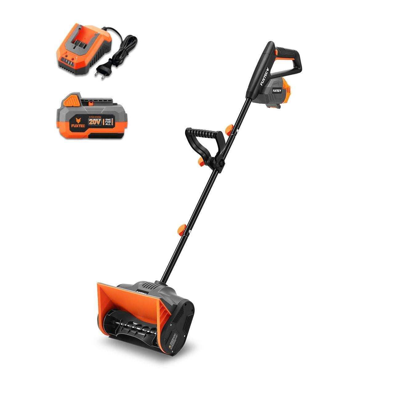 FUXTEC Pelle à neige sans fil 20 V FX-E1SCH20 Set batterie et chargeur