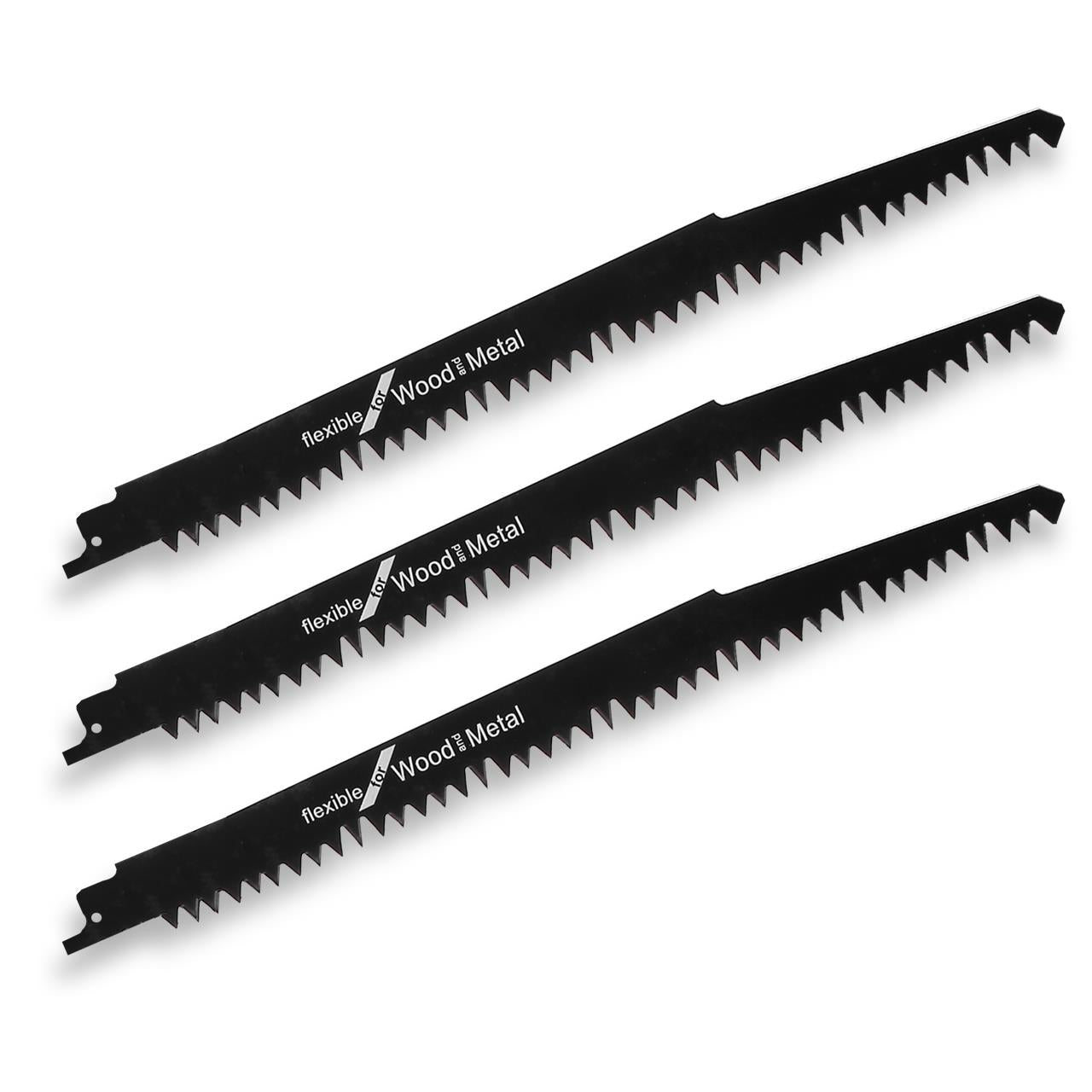3 lames de scie de rechange pour scie sabre 20V FUXTEC FX-E1SS20