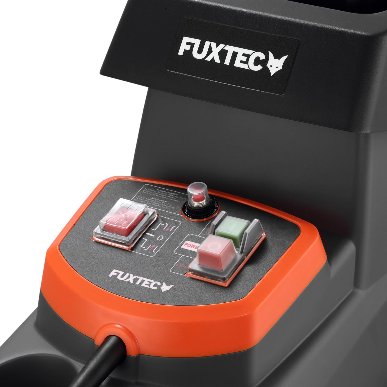 FUXTEC Broyeur de végétaux électrique FX-EGH2800B
