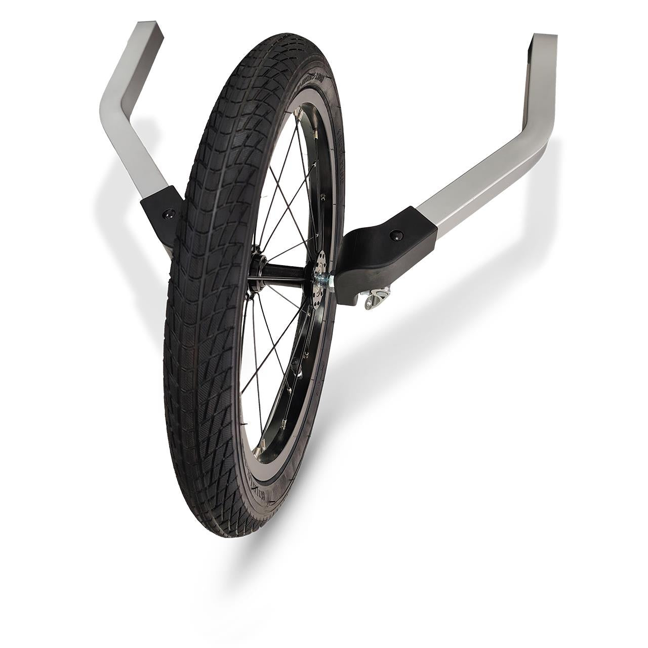 FUXTEC Fahrradanhänger/Jogger Einsitzer FX-FA1S-SET mit Jogger-Rad