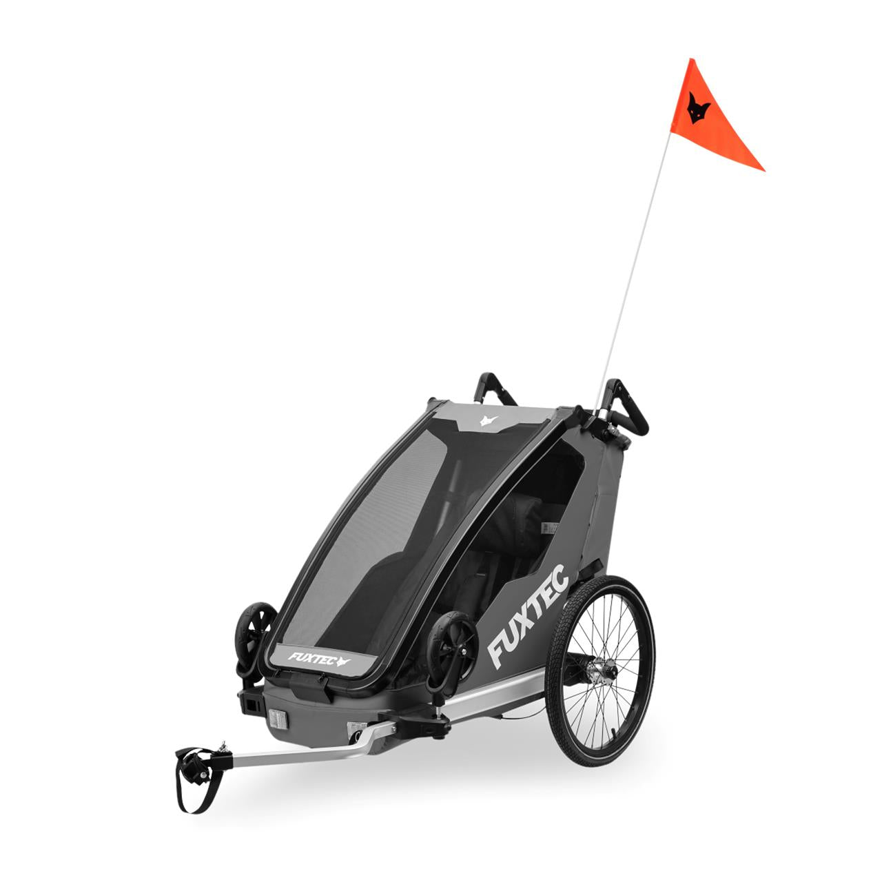 FUXTEC Remorque à vélo FX-FA1S/place unique